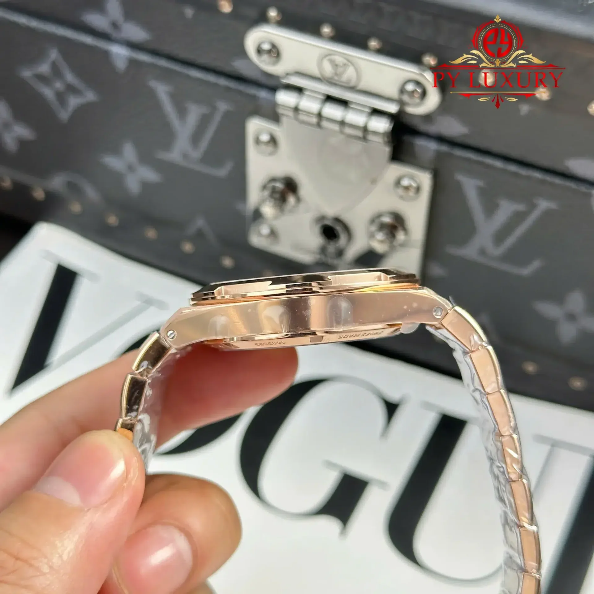 Vacheron Constantin Overseas 4500V Rose Gold Blue Dial 1:1 Best Replica 41mm - 图片 5