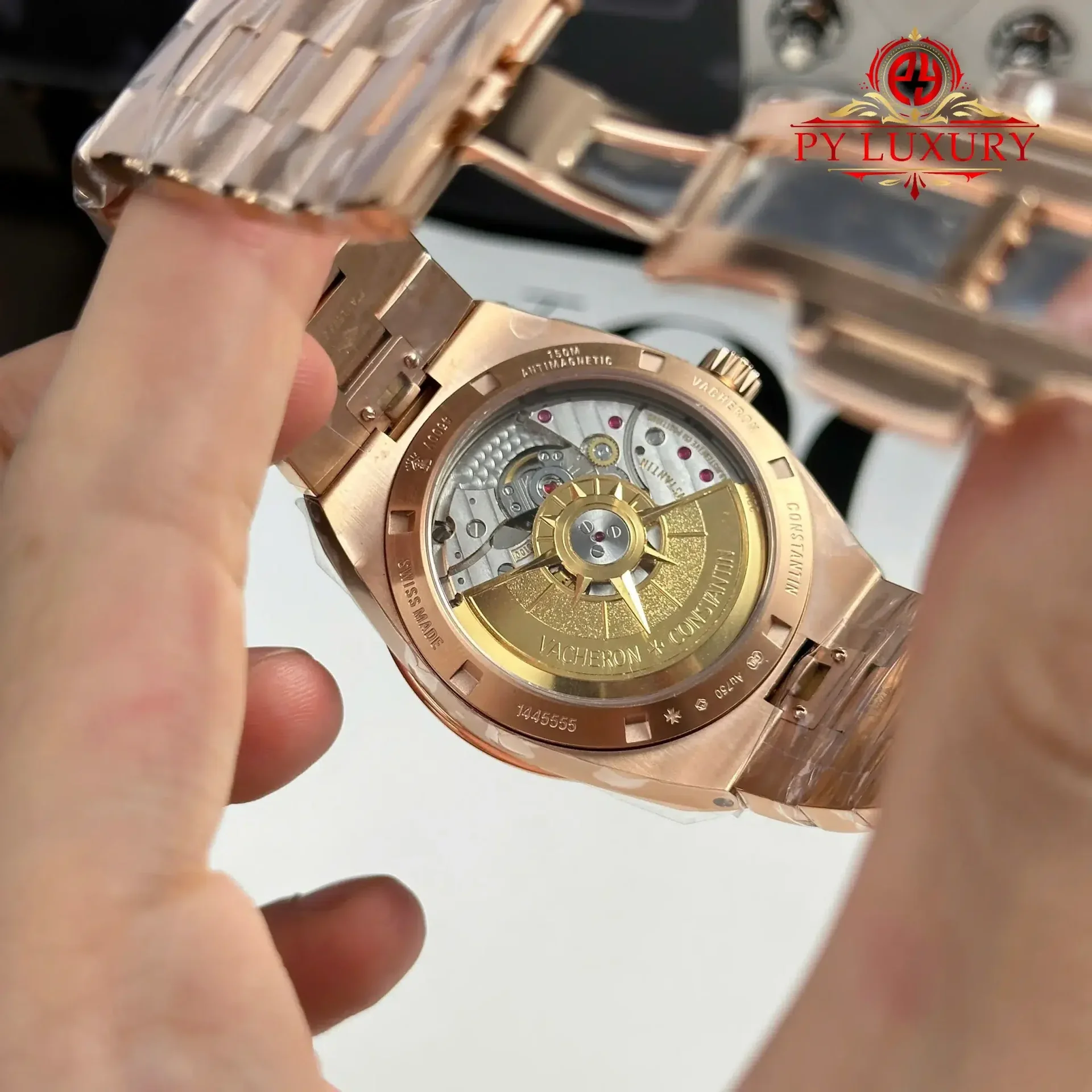 Vacheron Constantin Overseas 4500V Rose Gold Blue Dial 1:1 Best Replica 41mm - 图片 7