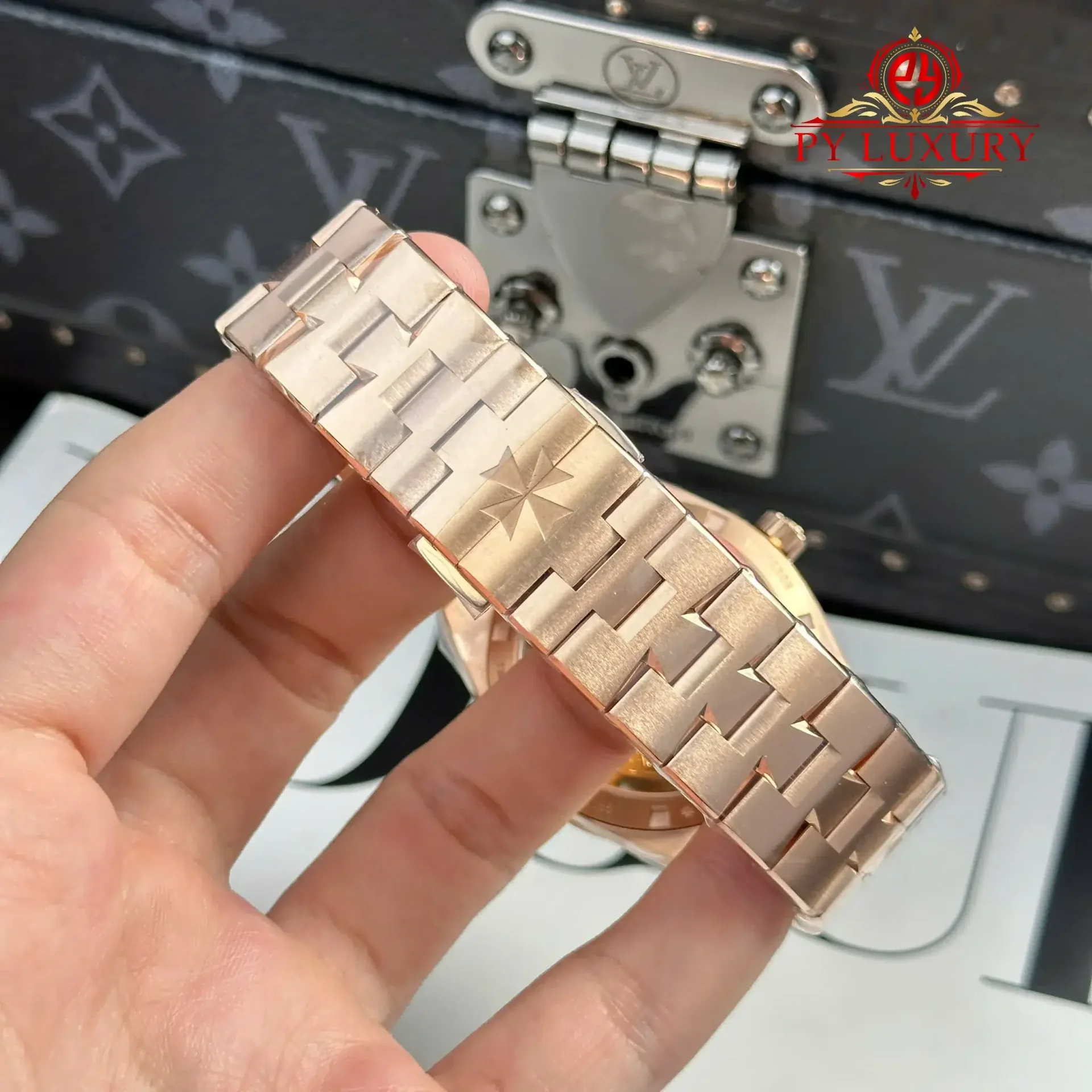 Vacheron Constantin Overseas 4500V Rose Gold Blue Dial 1:1 Best Replica 41mm - 图片 9