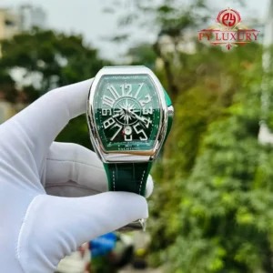 Franck Muller Vanguard V45 Yachting Green Dial Leather Strap 1:1 Replica ABF 45mm