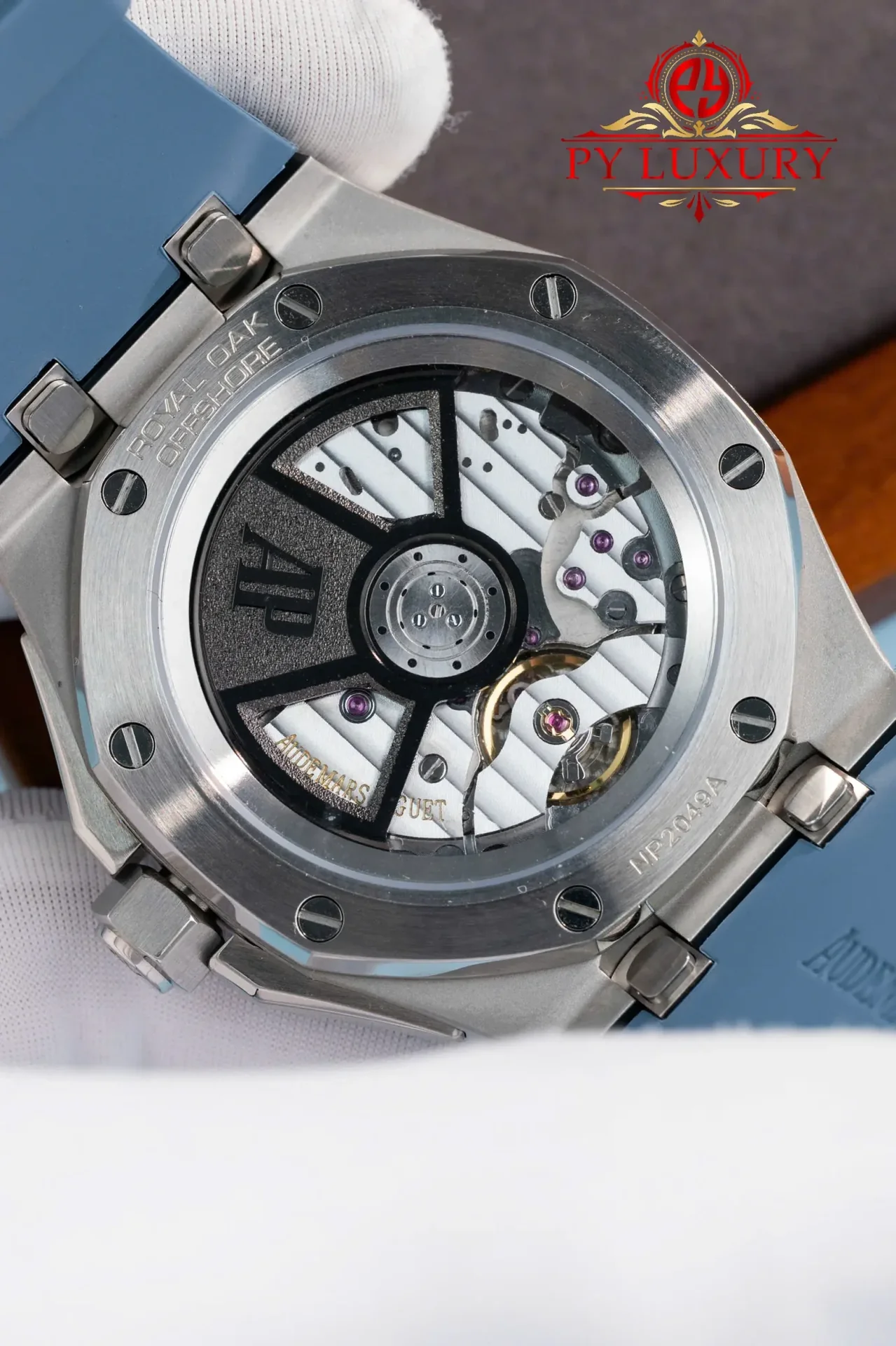 Audemars Piguet Royal Oak Offshore 15605SK Smoked Blue Dial Rubber Strap 1:1 Best Replica 43mm - 图片 11