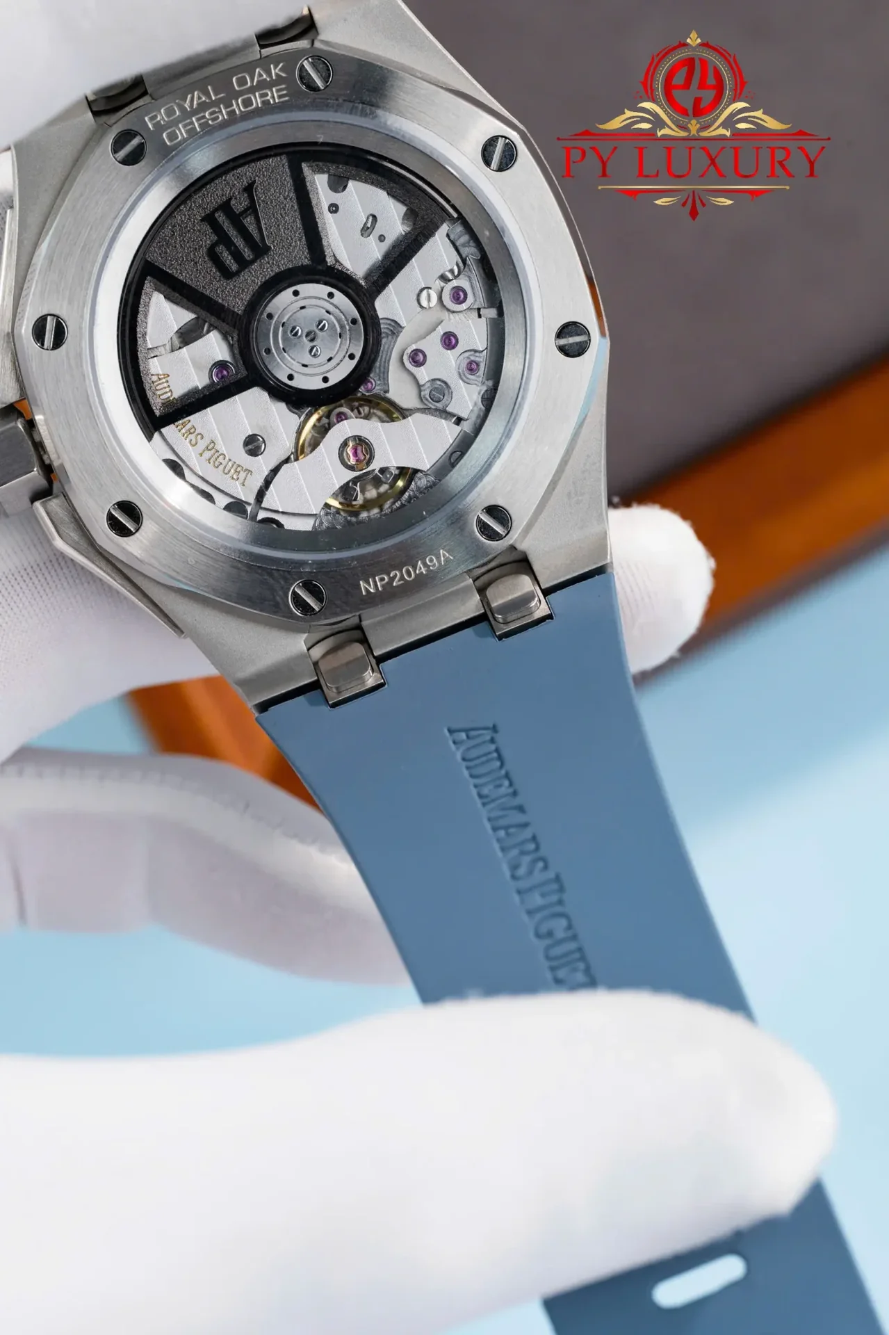 Audemars Piguet Royal Oak Offshore 15605SK Smoked Blue Dial Rubber Strap 1:1 Best Replica 43mm - 图片 13