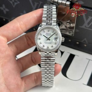 Rolex Datejust 278384RBR White MOP Dial Diamond Bezel Jubilee Bracelet 1:1 Best Replica THB 31mm