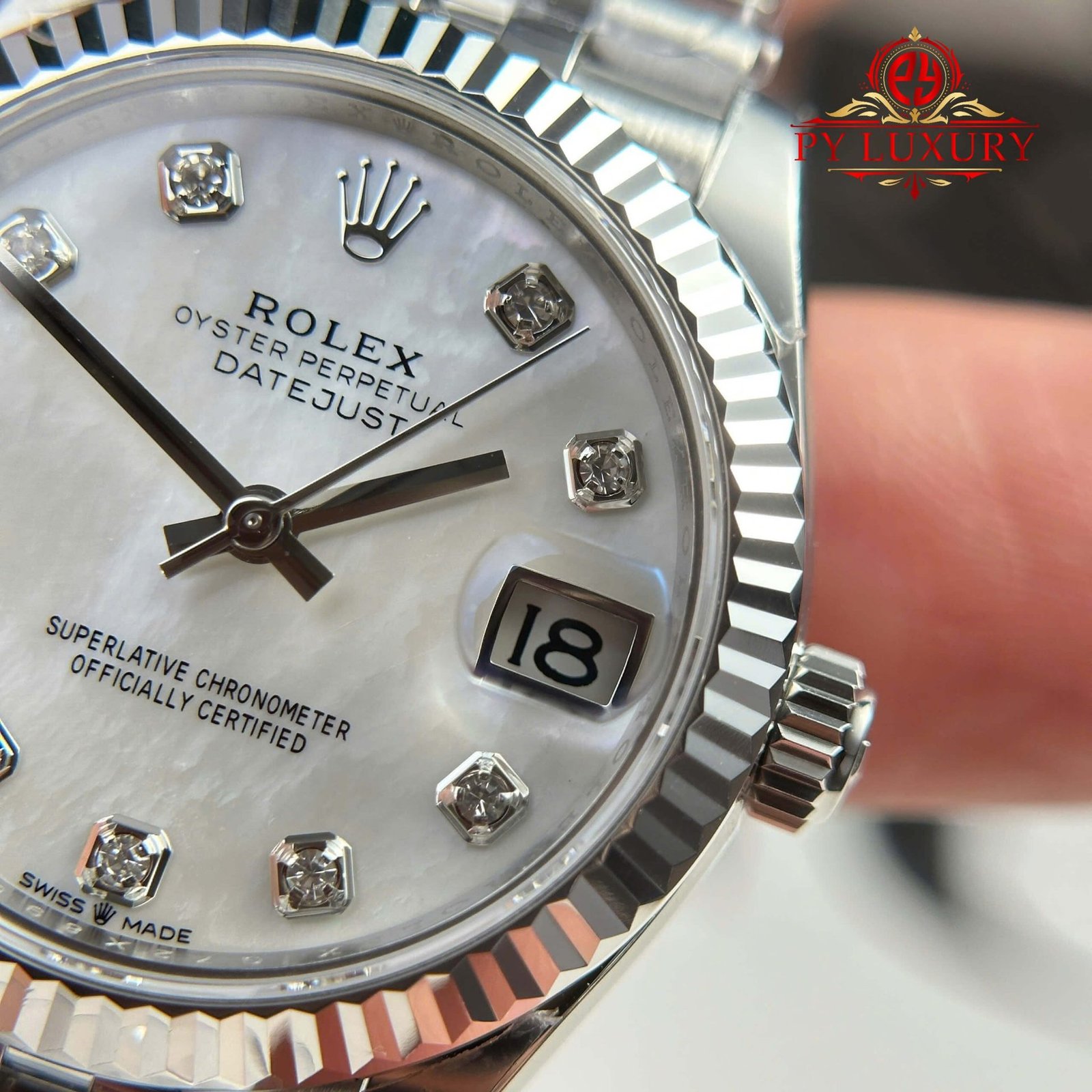 Rolex Datejust 278274 White MOP Dial Jubilee Bracelet 1:1 Best Replica THB 31mm - 图片 7