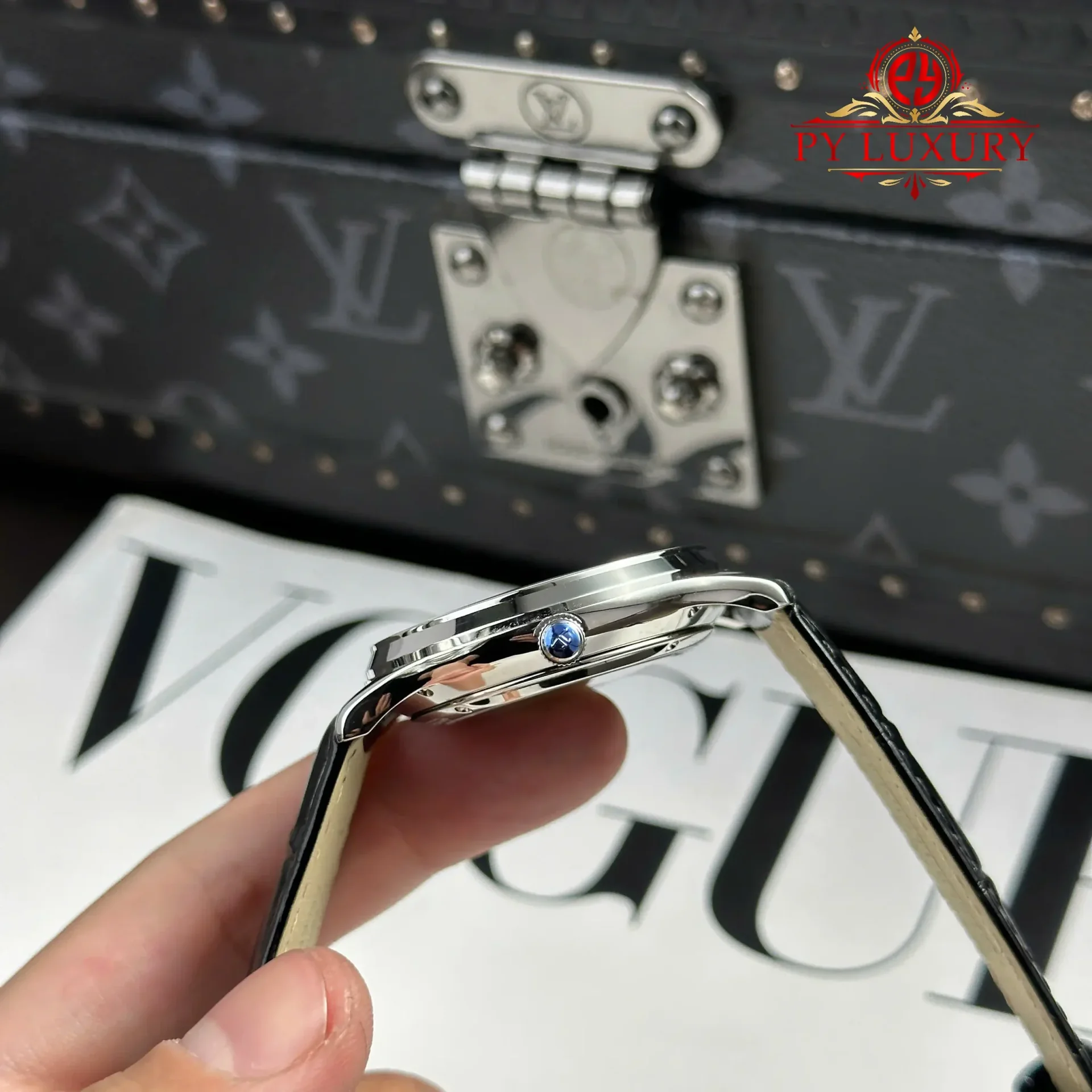 Jaeger LeCoultre Master Ultra Thin Perpetual Calendar Black Dial Leather Strap Best Replica VR Factory 39mm - 图片 6