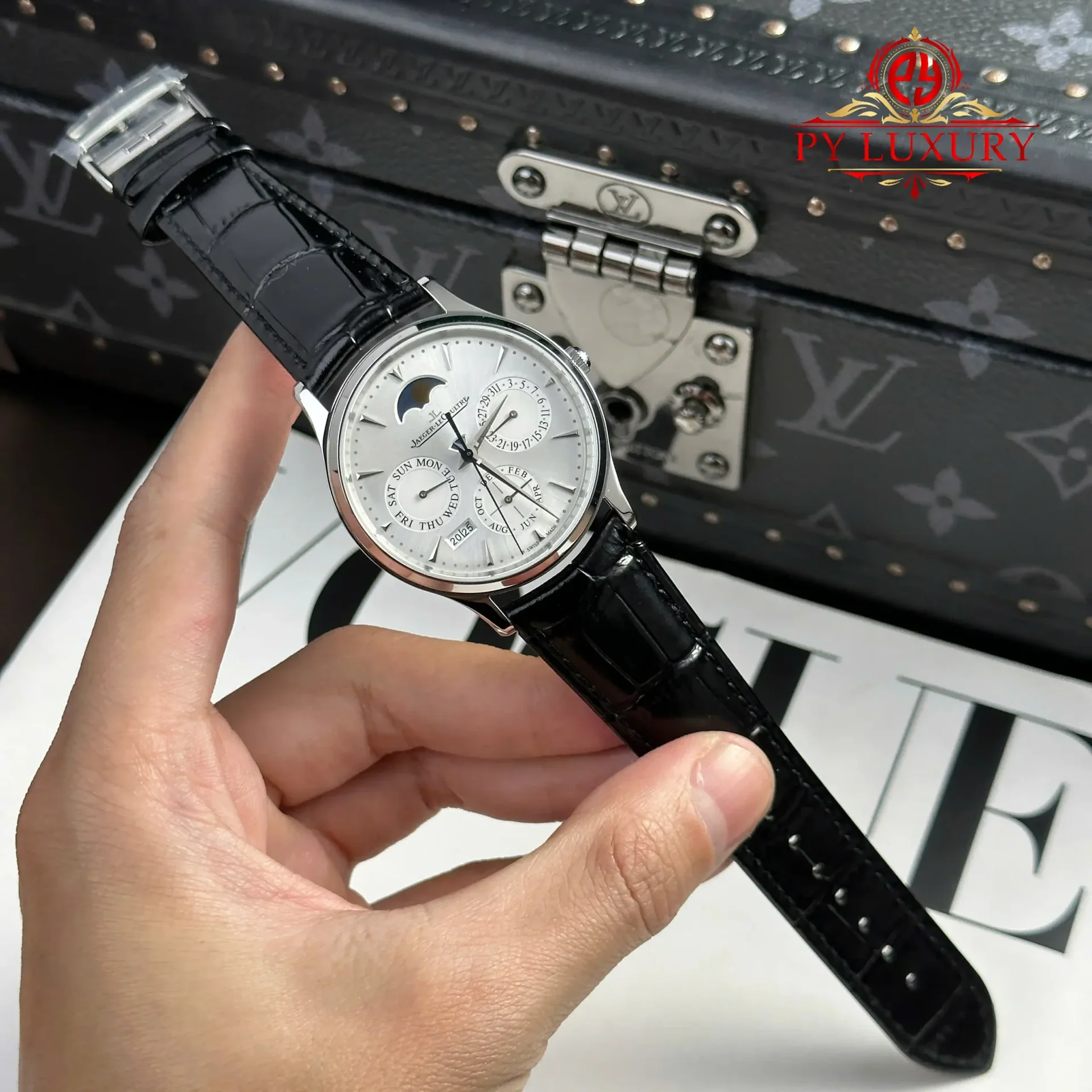 Jaeger LeCoultre Master Ultra Thin Perpetual Calendar 130842J Silver Dial Best Replica VR Factory 39mm - 图片 2