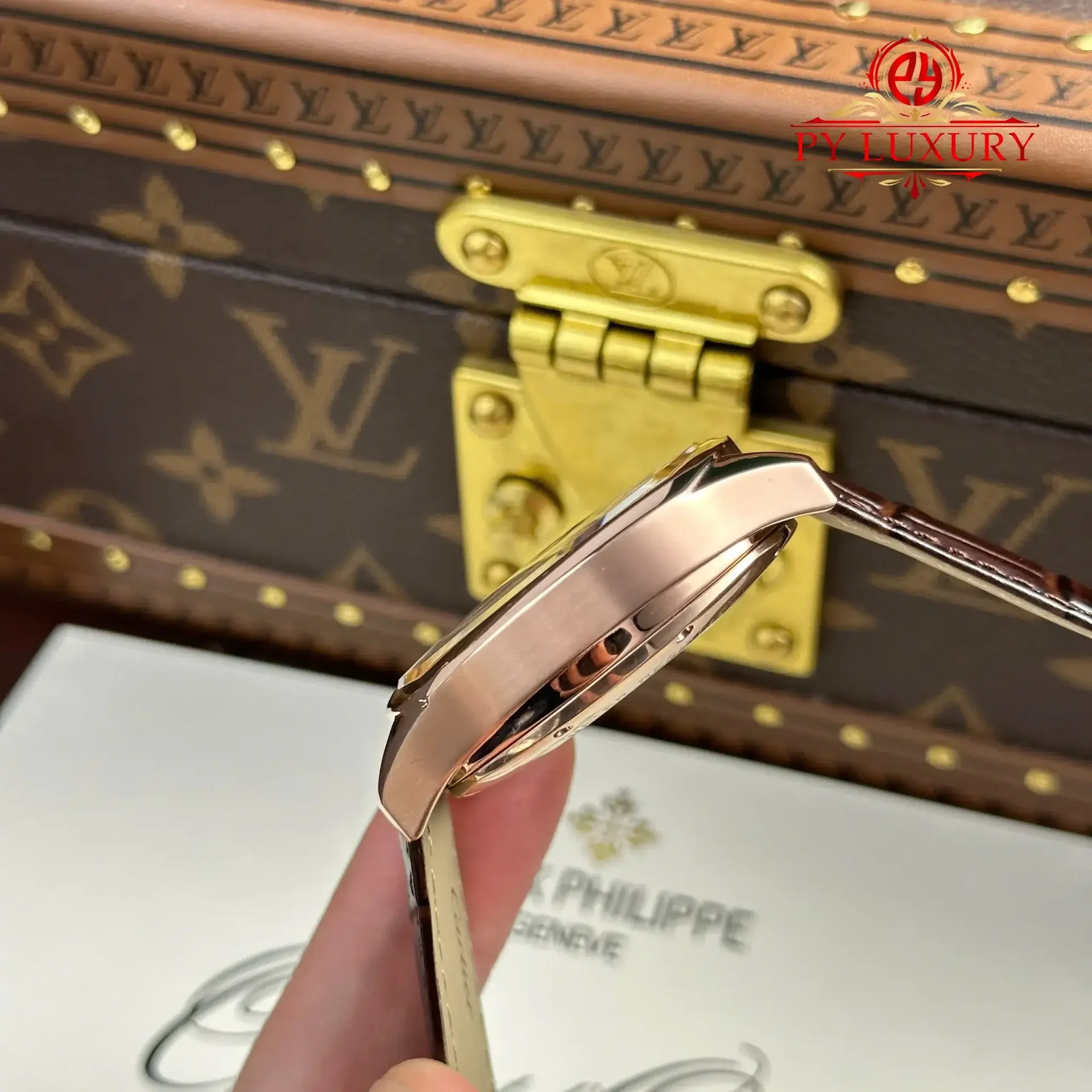 Cartier Drive De Cartier W4100013 Tourbillon Rose Gold Leather Strap Best Replica 40x41mm - 图片 8