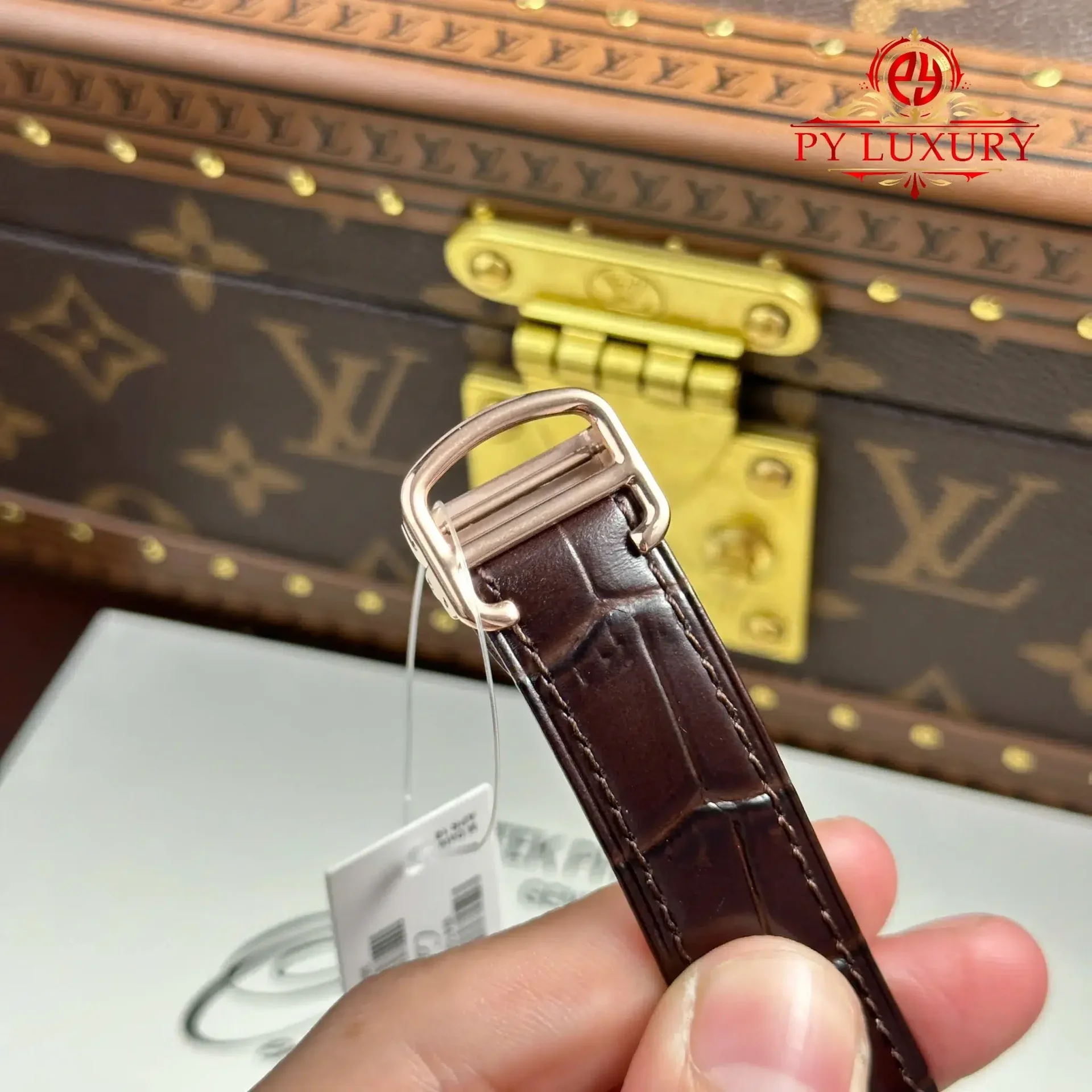 Cartier Drive De Cartier W4100013 Tourbillon Rose Gold Leather Strap Best Replica 40x41mm - 图片 12