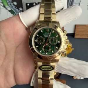 Rolex Daytona John Mayer Green Dial 18K Yellow Gold Plating Top Quality Replica Gained Weight 210g MZF 40mm