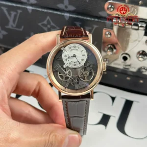 Breguet Tradition Retrograde Seconds 7097BR/G1/9WU Rose Gold Leather Strap 1:1 Best Clone ZF 40mm