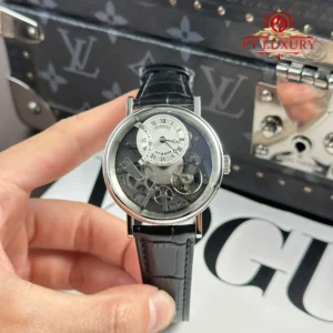 Breguet Tradition 7097 Retrograde Seconds White Dial Leather Strap 1:1 Best Replica ZF 40mm