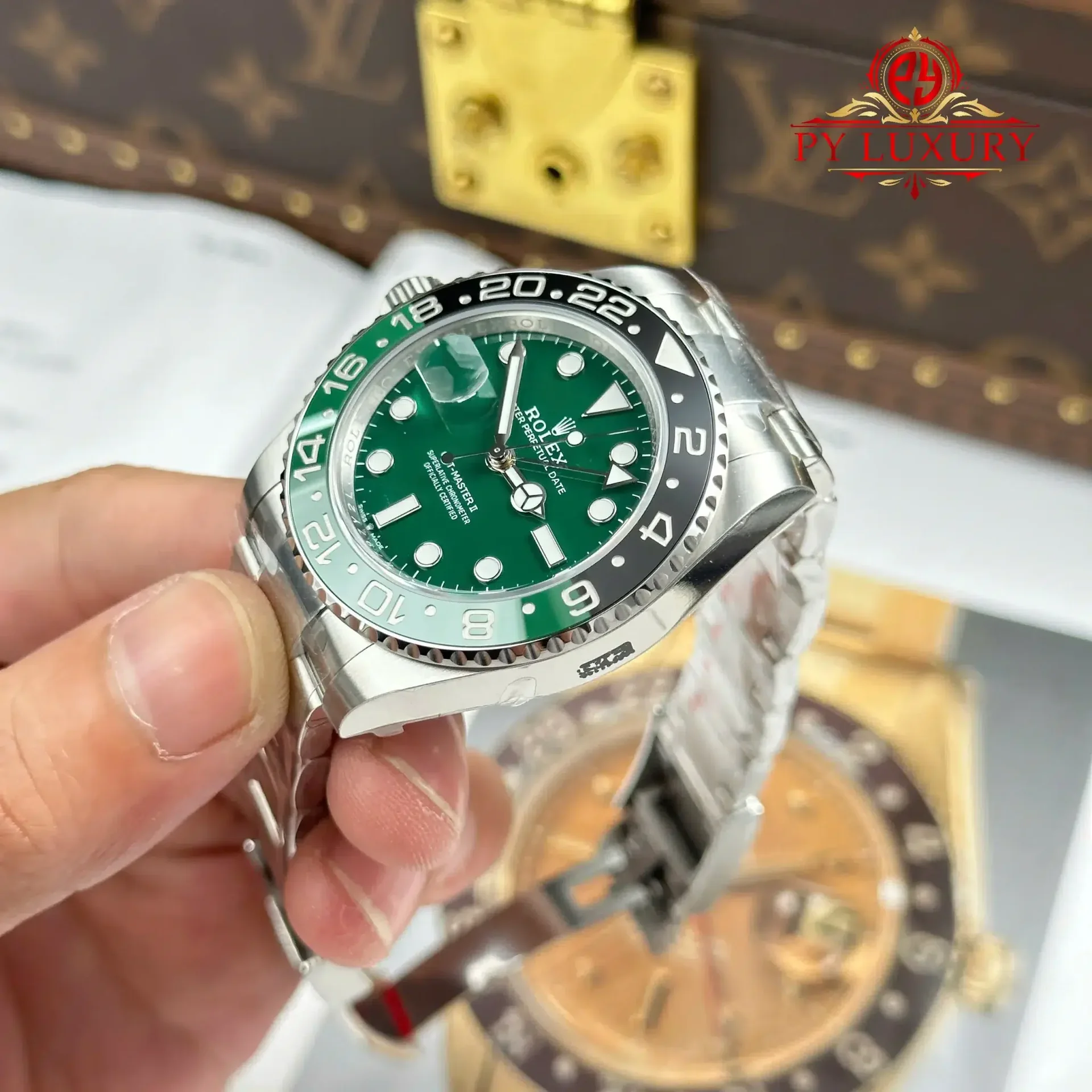 Rolex GMT-Master II 126729VTNR-0001 Green Ceramic Dial Oyster Bracelet 1:1 Replica VSF 40mm - 图片 3
