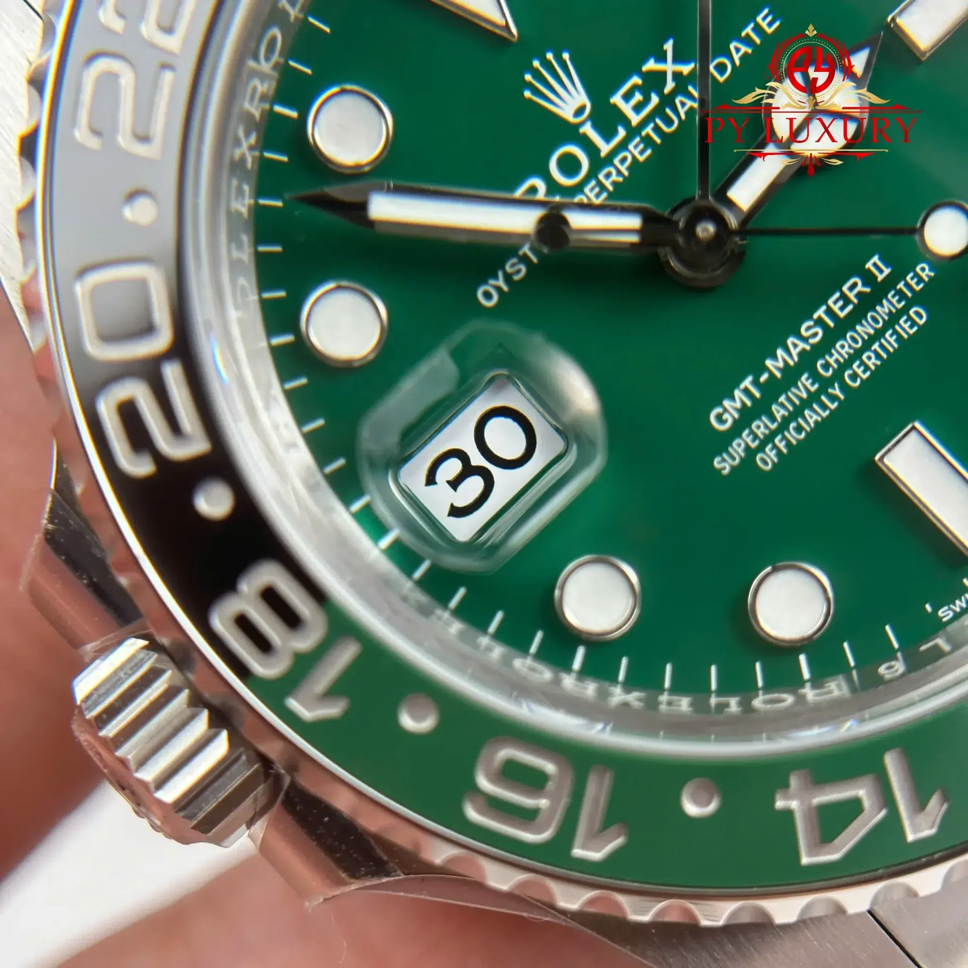 Rolex GMT-Master II 126729VTNR-0001 Green Ceramic Dial Oyster Bracelet 1:1 Replica VSF 40mm - 图片 6
