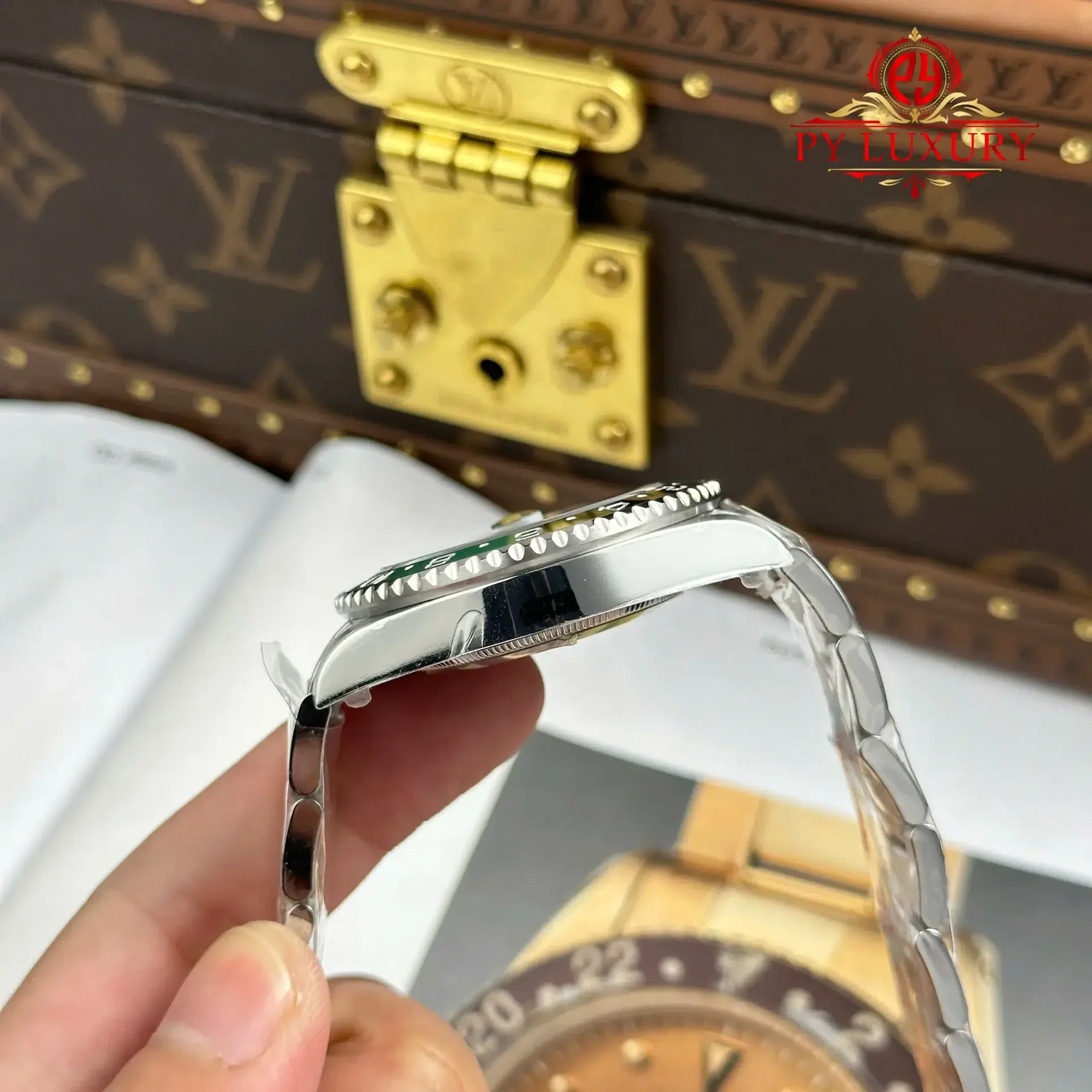 Rolex GMT-Master II 126729VTNR-0001 Green Ceramic Dial Oyster Bracelet 1:1 Replica VSF 40mm - 图片 8