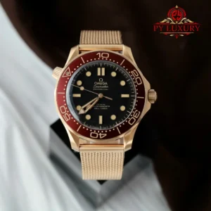 Omega Seamaster Diver 300M Bronze Gold on Bronze Gold Black Dial 1:1 Best Replica VSF 42mm