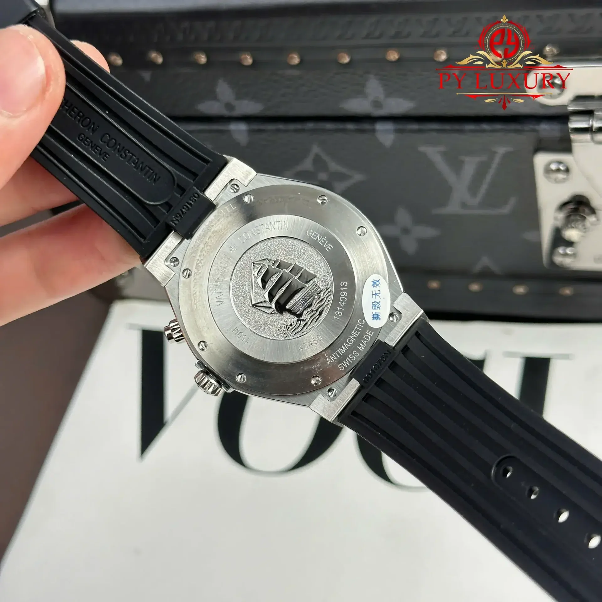 Vacheron Constantin Overseas Dual Time 47450/000W-9511 Grey Dial Rubber Strap Best Edition 42mm - 图片 9