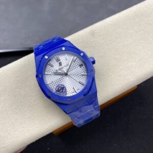Audemars Piguet Royal Oak 15500 White Dial Blue Ceramic 1:1 Best Replica 41mm