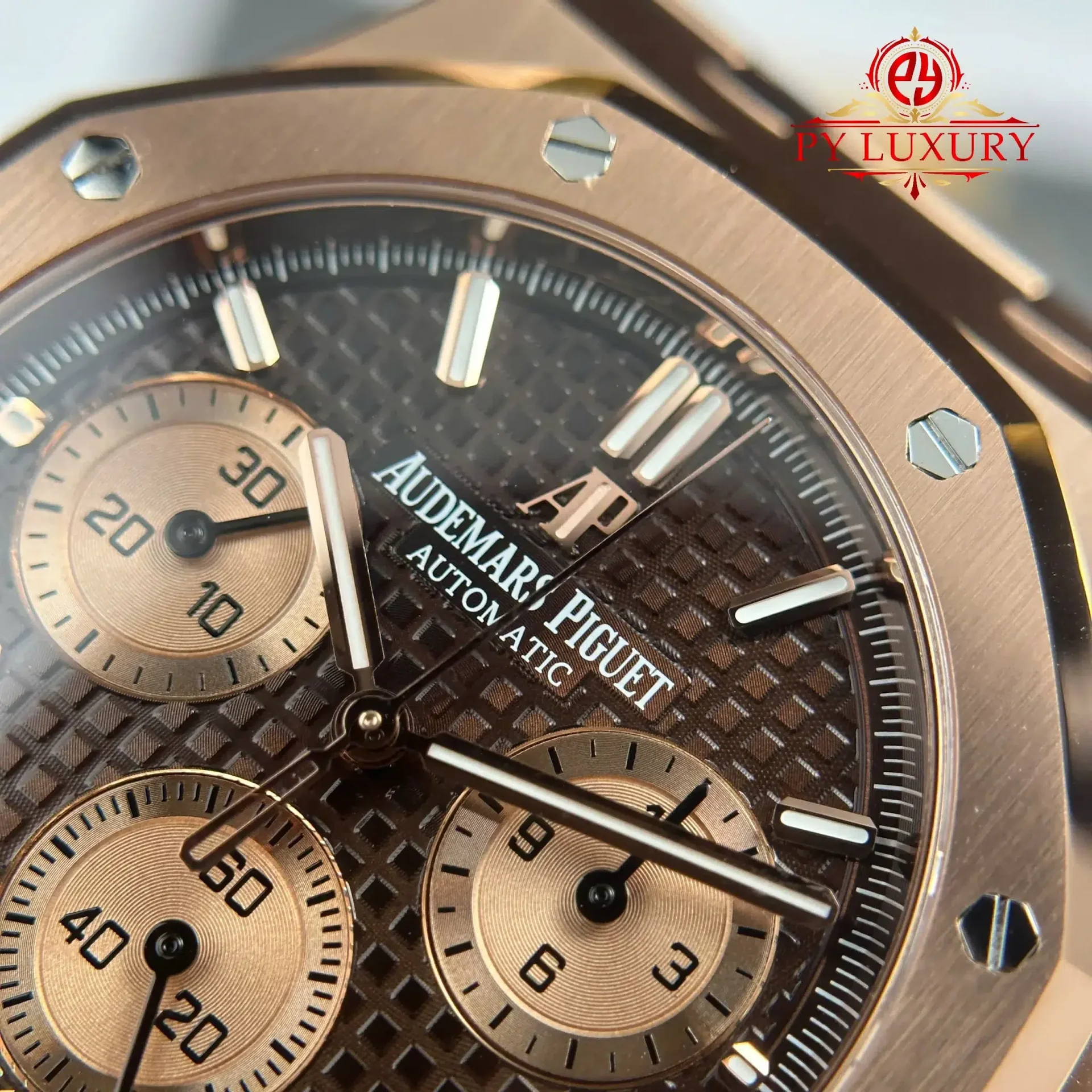 Audemars Piguet Royal Oak Chronograph 26239OR Rose Gold Brown Dial 1:1 Best Replica APSF 41mm - 图片 5