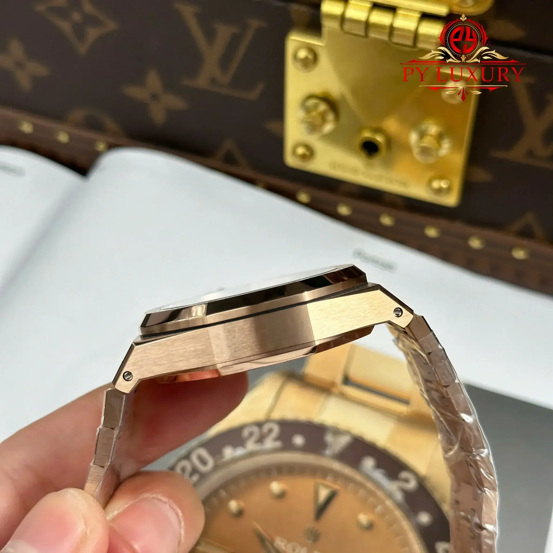Audemars Piguet Royal Oak Chronograph 26239OR Rose Gold Brown Dial 1:1 Best Replica APSF 41mm - 图片 8
