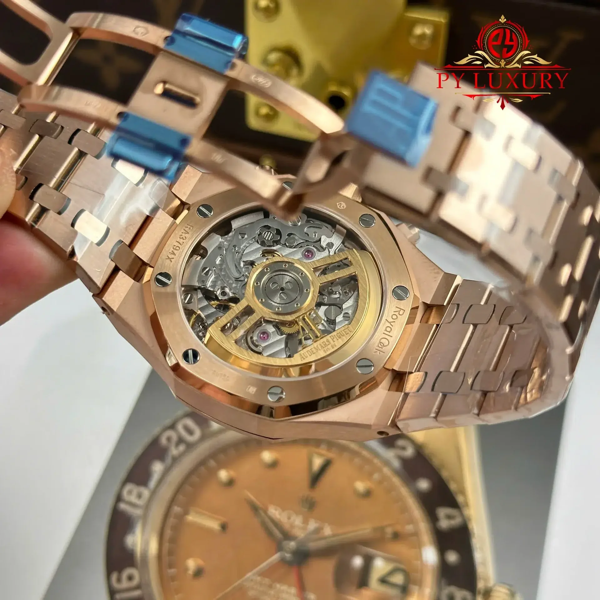 Audemars Piguet Royal Oak Chronograph 26239OR Rose Gold Brown Dial 1:1 Best Replica APSF 41mm - 图片 10