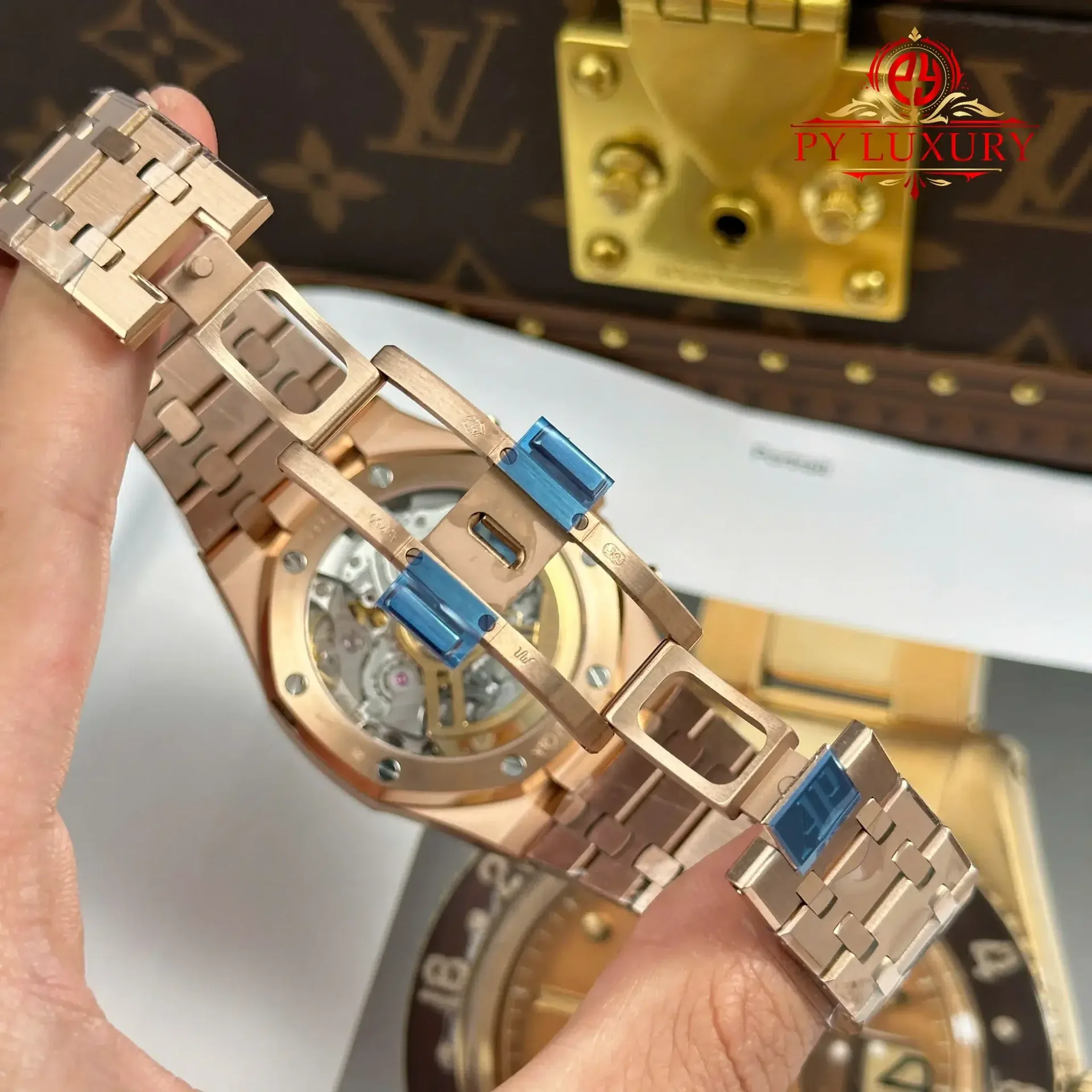 Audemars Piguet Royal Oak Chronograph 26239OR Rose Gold Brown Dial 1:1 Best Replica APSF 41mm - 图片 11