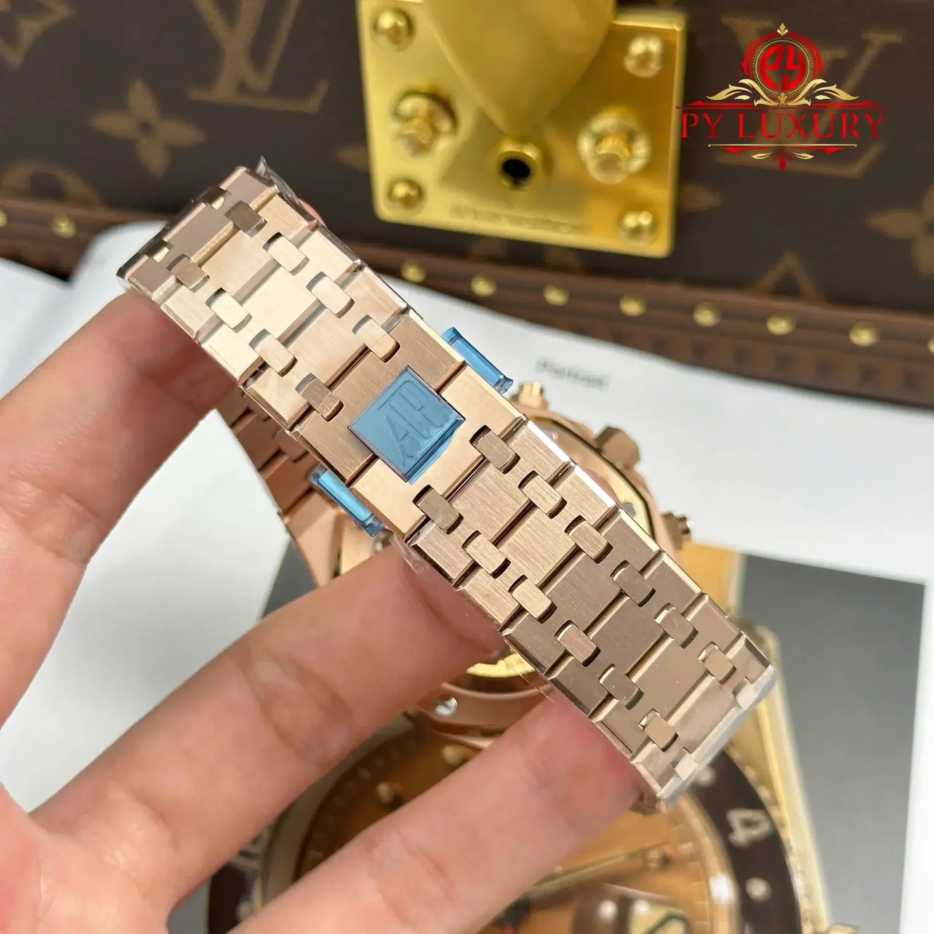 Audemars Piguet Royal Oak Chronograph 26239OR Rose Gold Brown Dial 1:1 Best Replica APSF 41mm - 图片 12