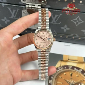 Rolex Datejust 278271 Two Tone Rose Gold Rose Colour Diamond-set Dial Jubilee Bracelet 1:1 Best Replica THB 31mm