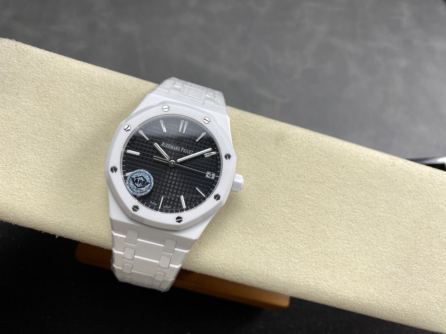 Audemars Piguet Royal Oak 15500 White Ceramic Black Dial 1:1 Super Clone APSF 41mm - 图片 2