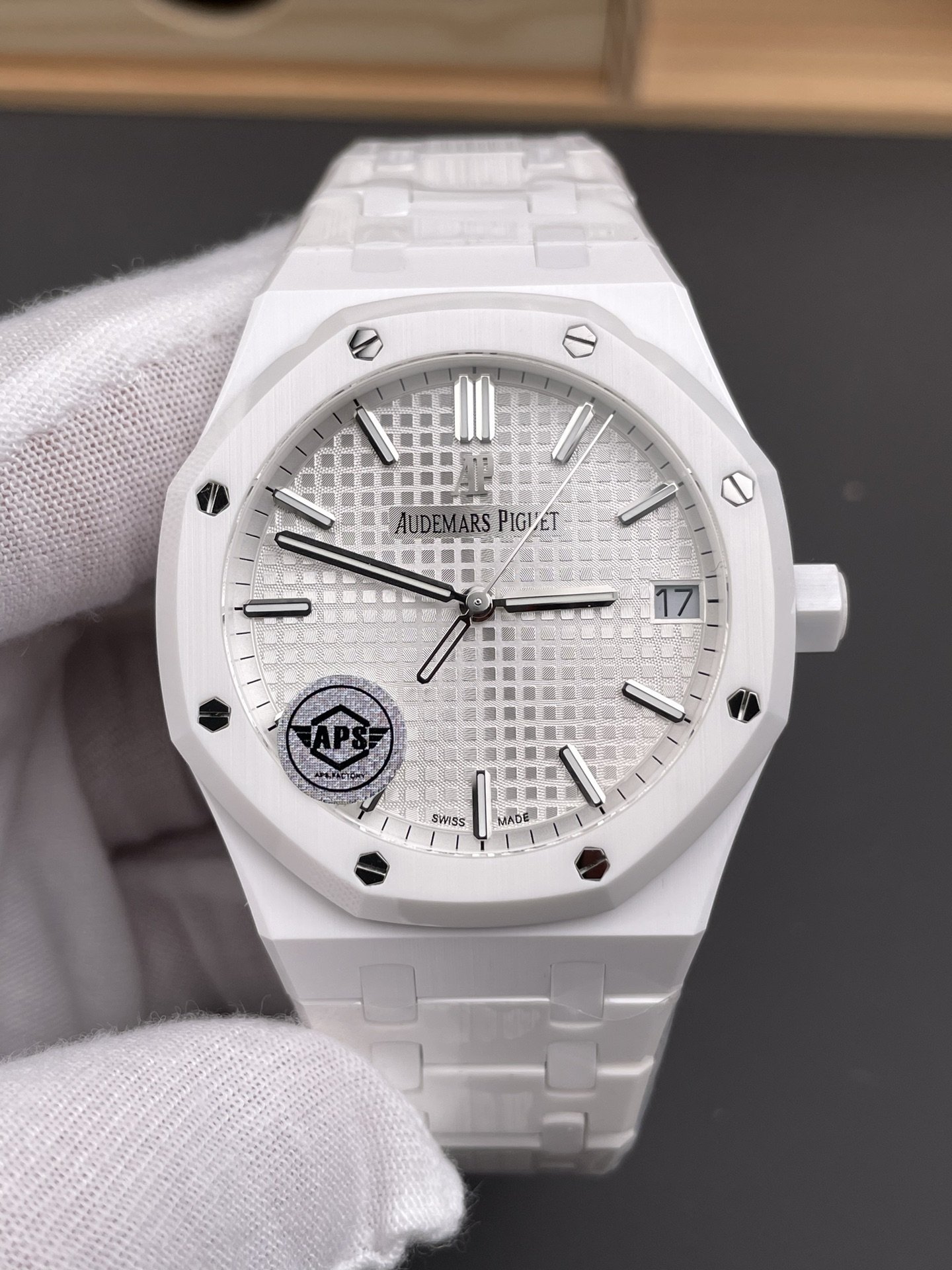 Audemars Piguet Royal Oak 15500 White Ceramic White Dial 1:1 Super Clone APSF 41mm - 图片 3