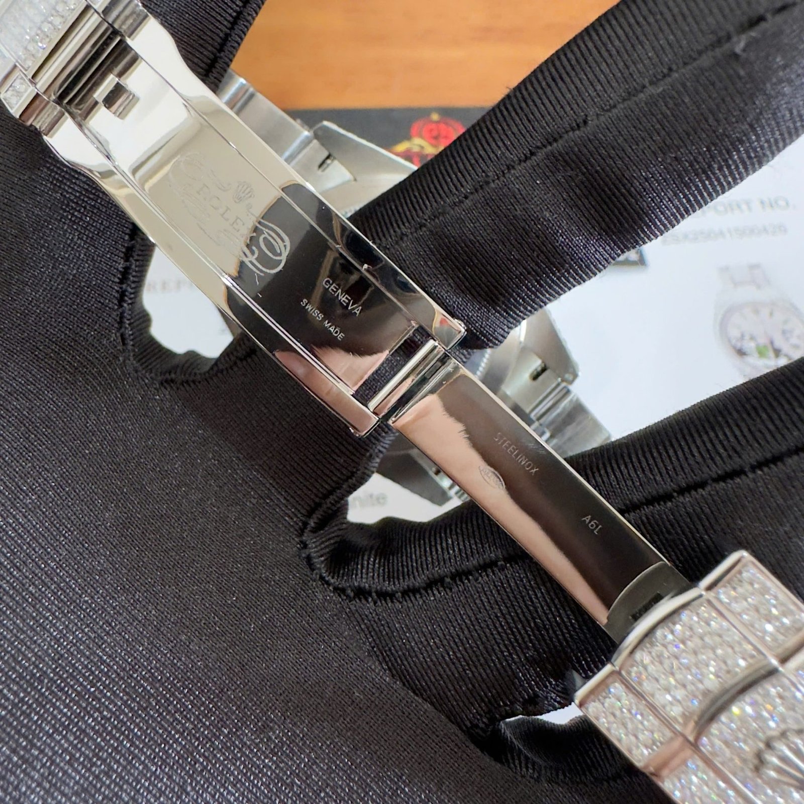 Rolex Datejust 126300 Bust Down Iced Out Moisssanite Diamonds Monopoly Dial Best Replica 41mm - 图片 11