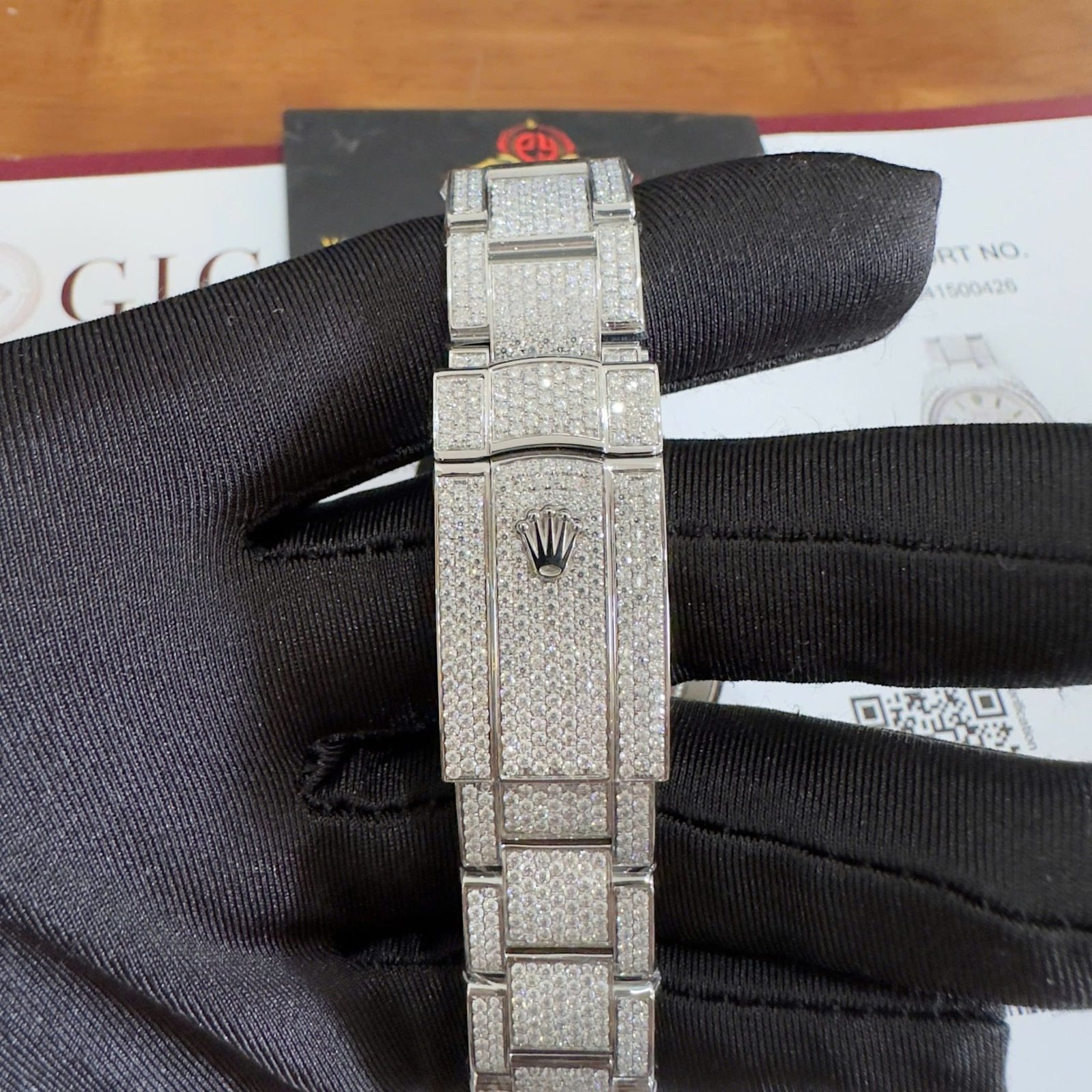 Rolex Datejust 126300 Bust Down Iced Out Moisssanite Diamonds Monopoly Dial Best Replica 41mm - 图片 12