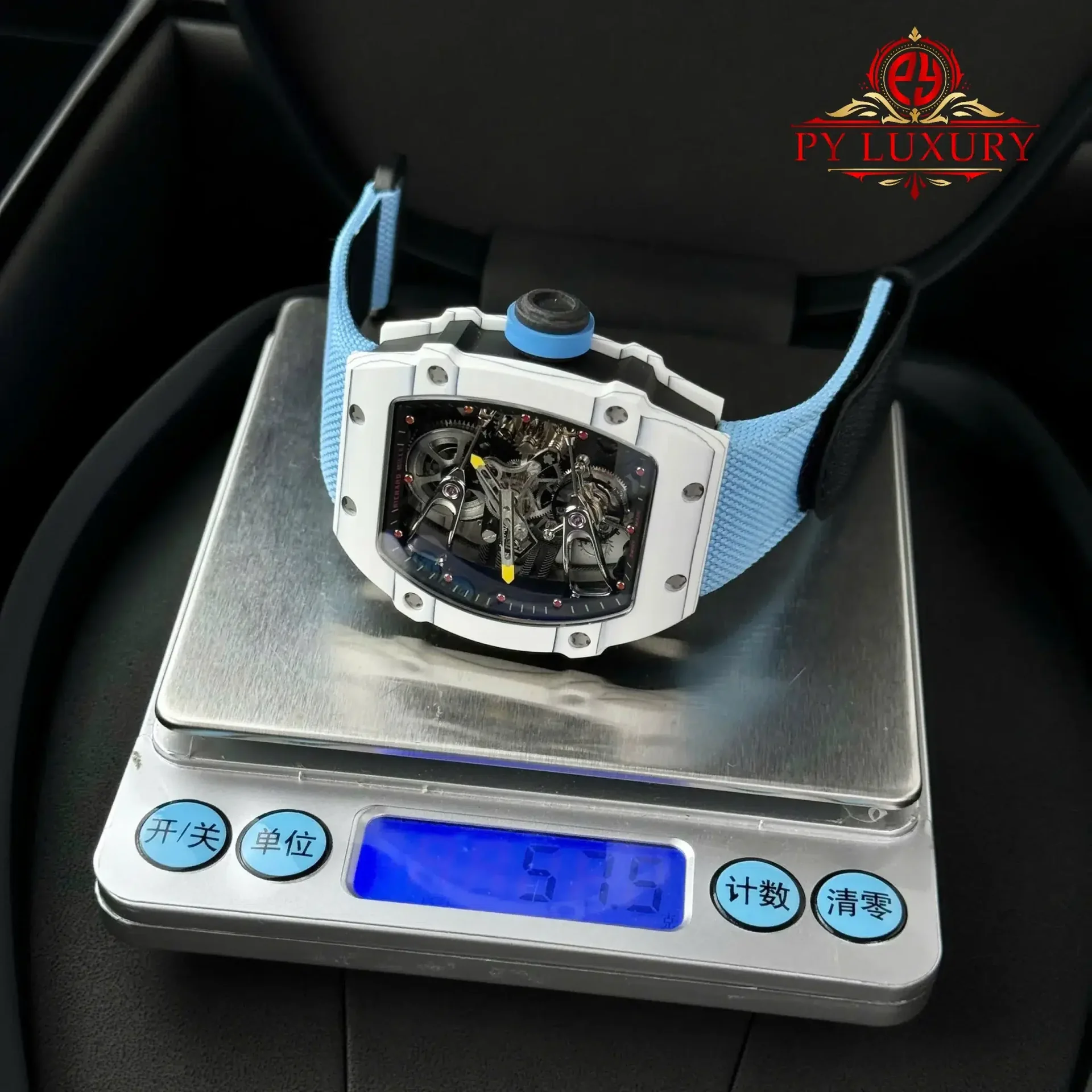 Richard Mille RM27-02 Rafael Nadal Tourbillon White Carbon Fiber Best Replica 39.7 x 47.7mm - 图片 3