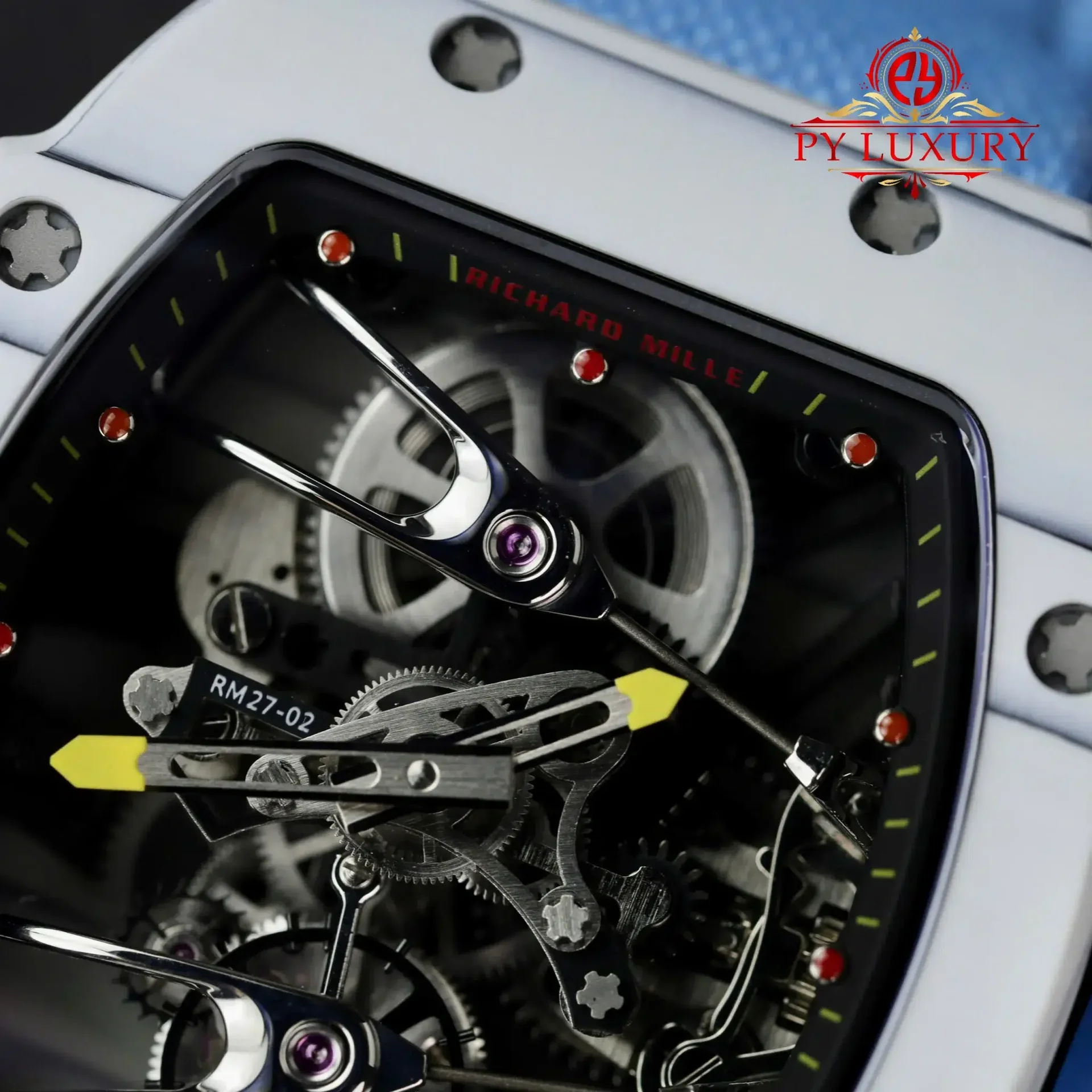 Richard Mille RM27-02 Rafael Nadal Tourbillon White Carbon Fiber Best Replica 39.7 x 47.7mm - 图片 4