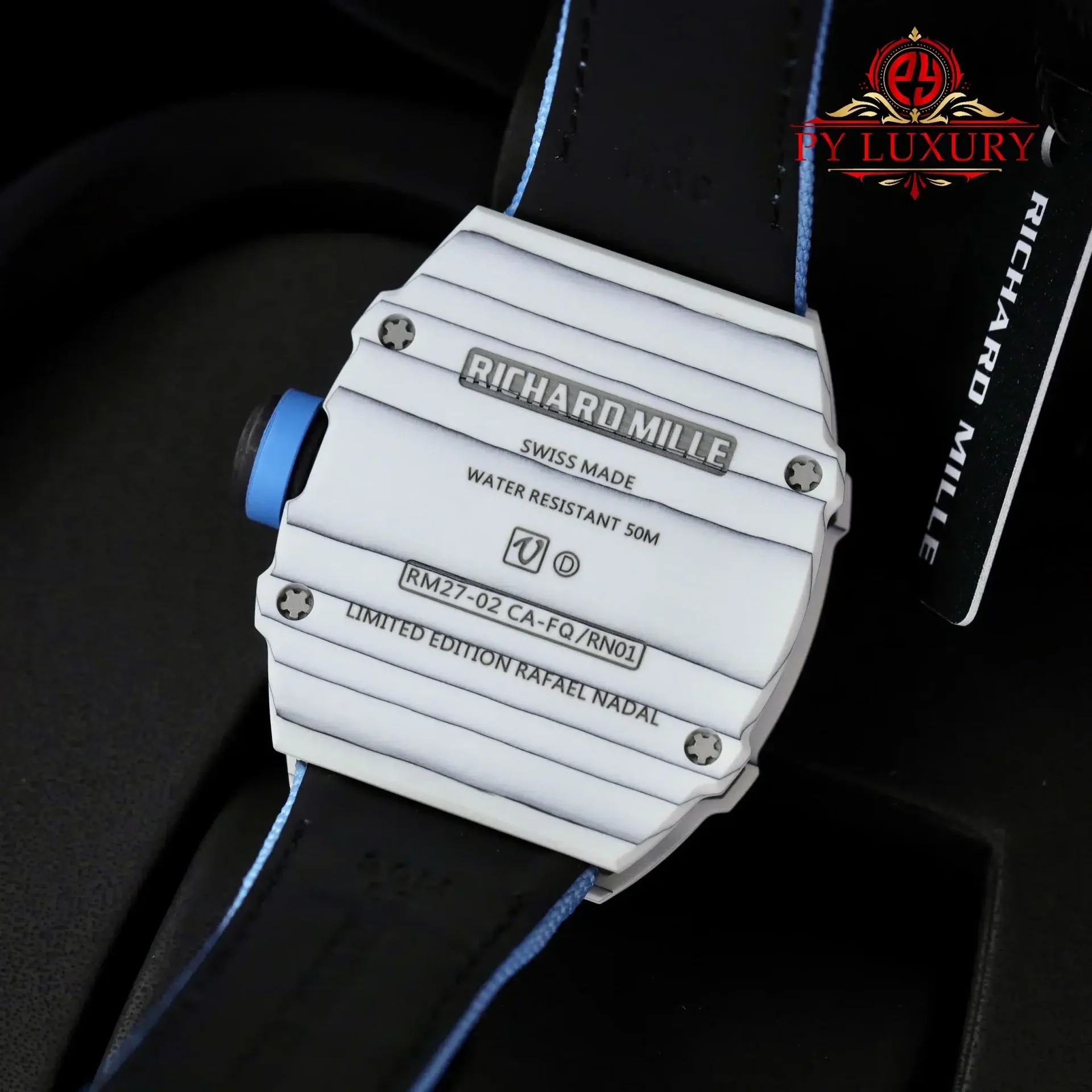 Richard Mille RM27-02 Rafael Nadal Tourbillon White Carbon Fiber Best Replica 39.7 x 47.7mm - 图片 8