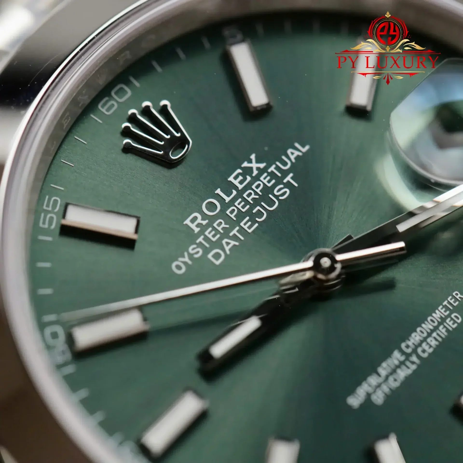 Rolex Datejust 126300 Mint Green Dial Smooth Bezel Jubilee Bracelet Best Replica VSF 41mm - 图片 6