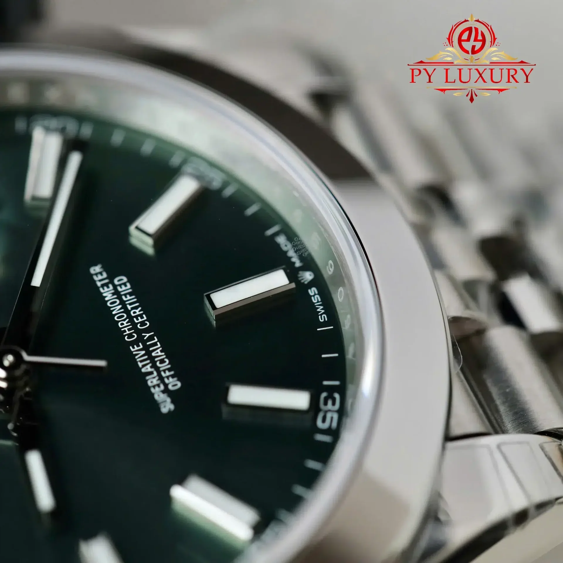 Rolex Datejust 126300 Mint Green Dial Smooth Bezel Jubilee Bracelet Best Replica VSF 41mm - 图片 7