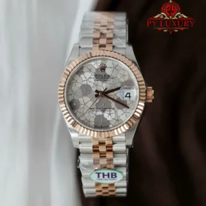 Rolex Datejust 278271 Two Tone Rose Gold Silver Floral-Motif Dial Jubilee Bracelet 1:1 Best Replica THB 31mm