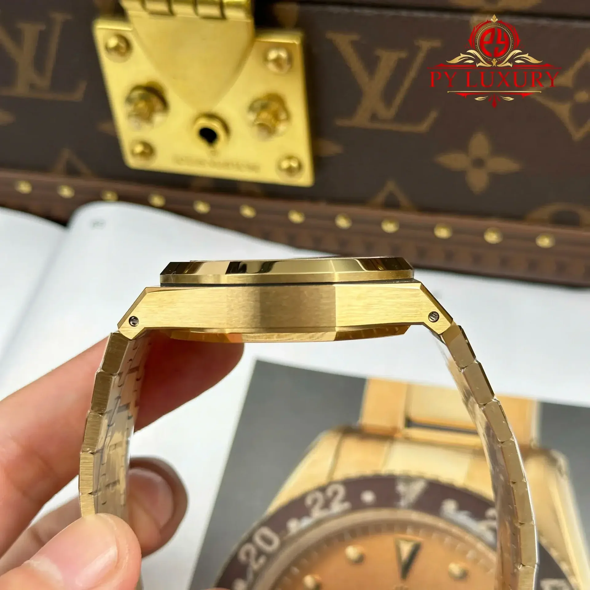 Audemars Piguet Royal Oak Chronograph 26240BA Yellow Gold Smoked Champagne Dial 1:1 Super Clone 41mm - 图片 7