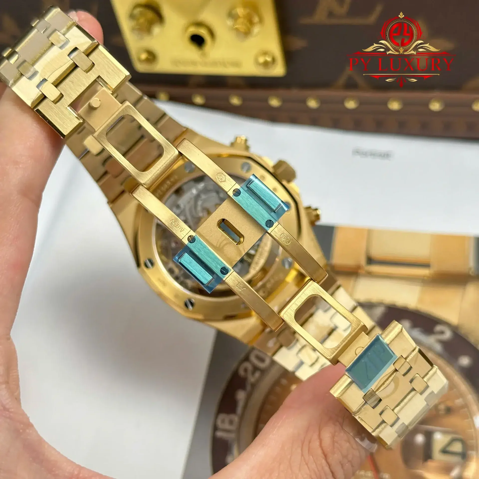 Audemars Piguet Royal Oak Chronograph 26240BA Yellow Gold Smoked Champagne Dial 1:1 Super Clone 41mm - 图片 9