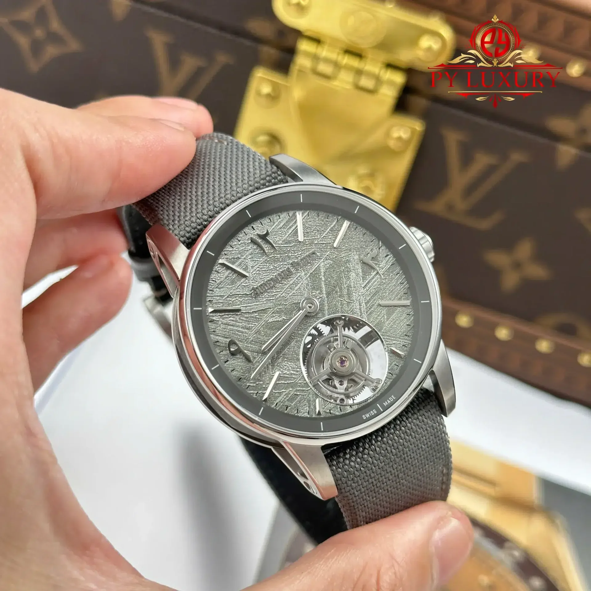 Audemars Piguet Code 11.59 Tourbillon 26396QT Middle East Special Edition Meteorite Dial Textile Strap 1:1 Best Replica APPF 41mm - 图片 2