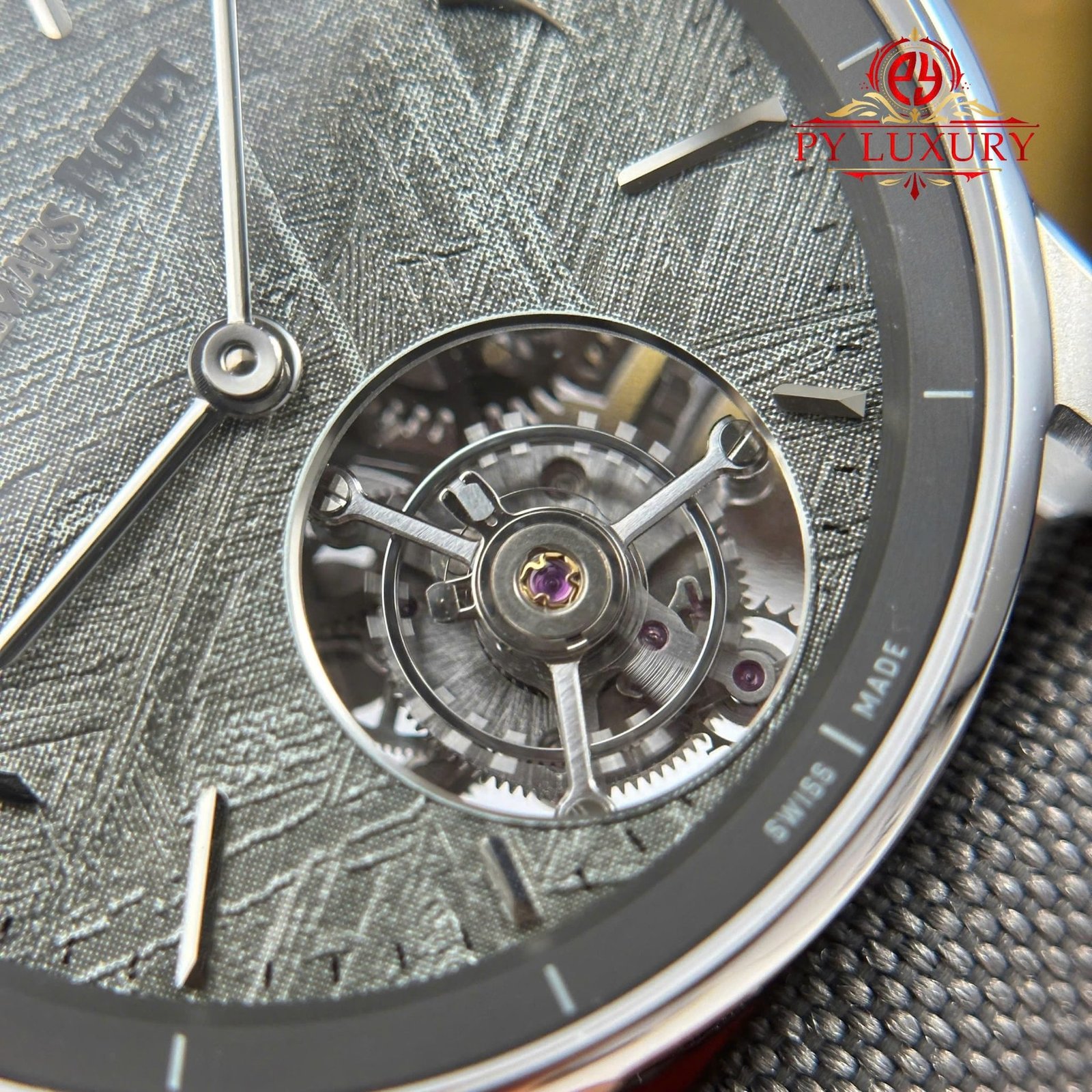Audemars Piguet Code 11.59 Tourbillon 26396QT Middle East Special Edition Meteorite Dial Textile Strap 1:1 Best Replica APPF 41mm - 图片 6