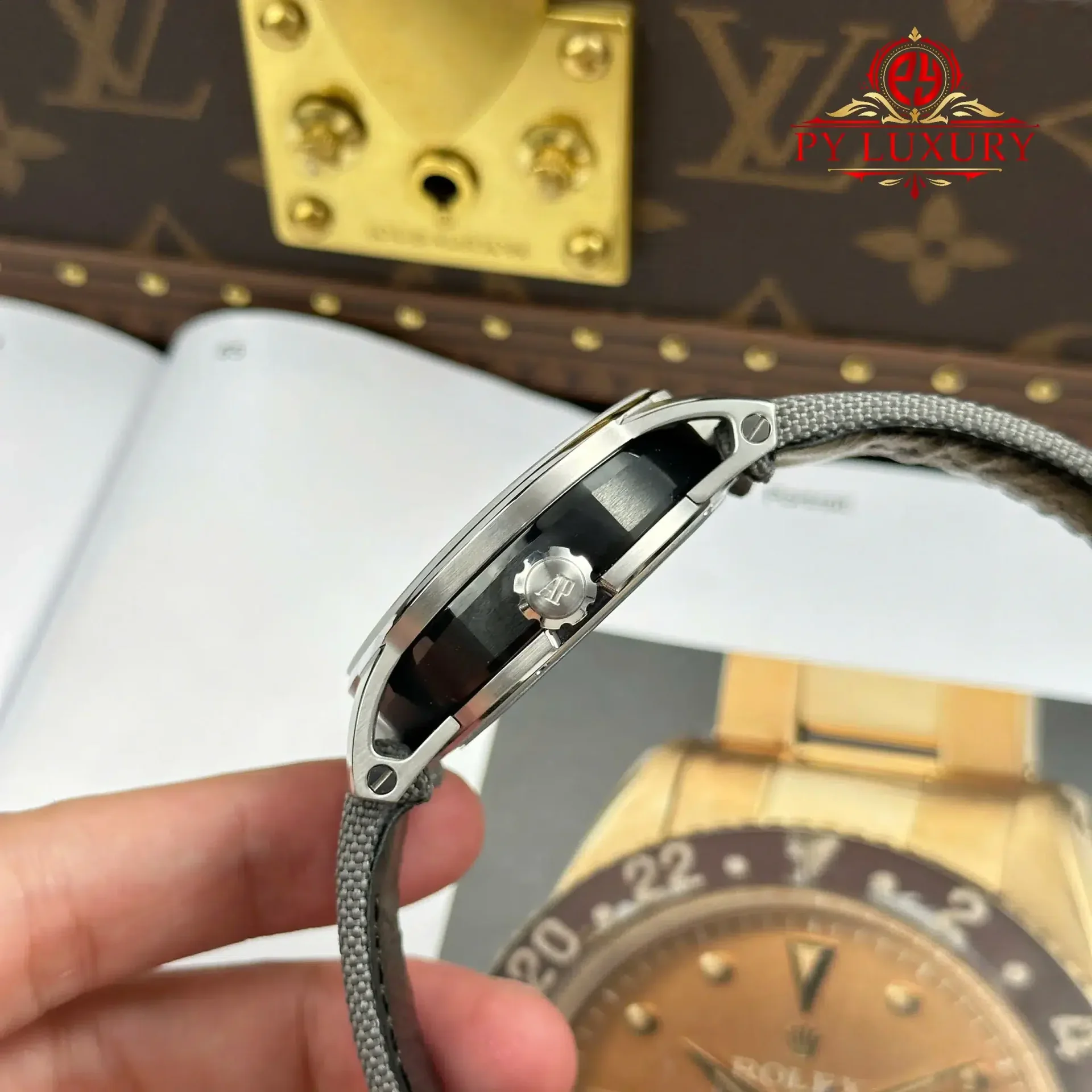 Audemars Piguet Code 11.59 Tourbillon 26396QT Middle East Special Edition Meteorite Dial Textile Strap 1:1 Best Replica APPF 41mm - 图片 8