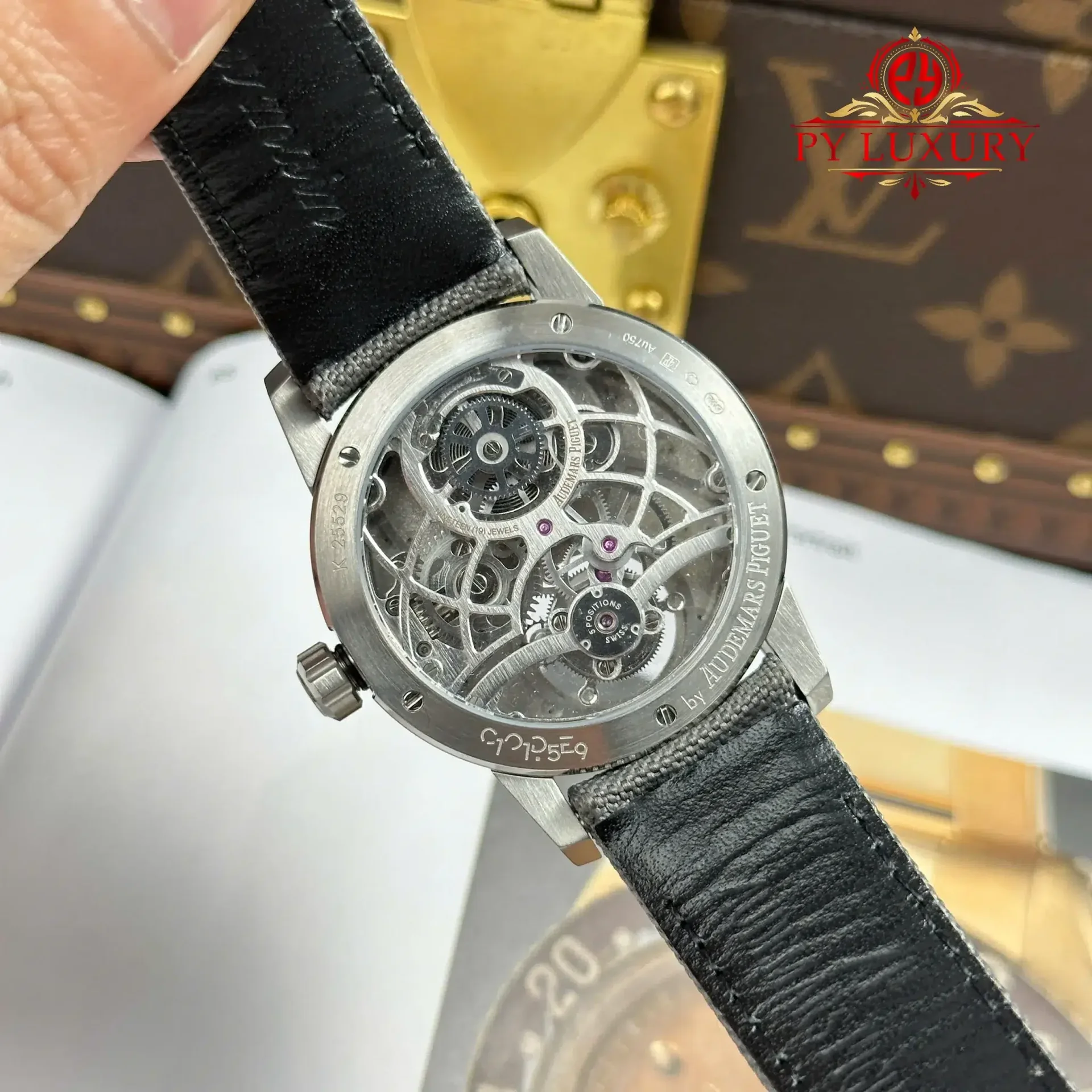 Audemars Piguet Code 11.59 Tourbillon 26396QT Middle East Special Edition Meteorite Dial Textile Strap 1:1 Best Replica APPF 41mm - 图片 10