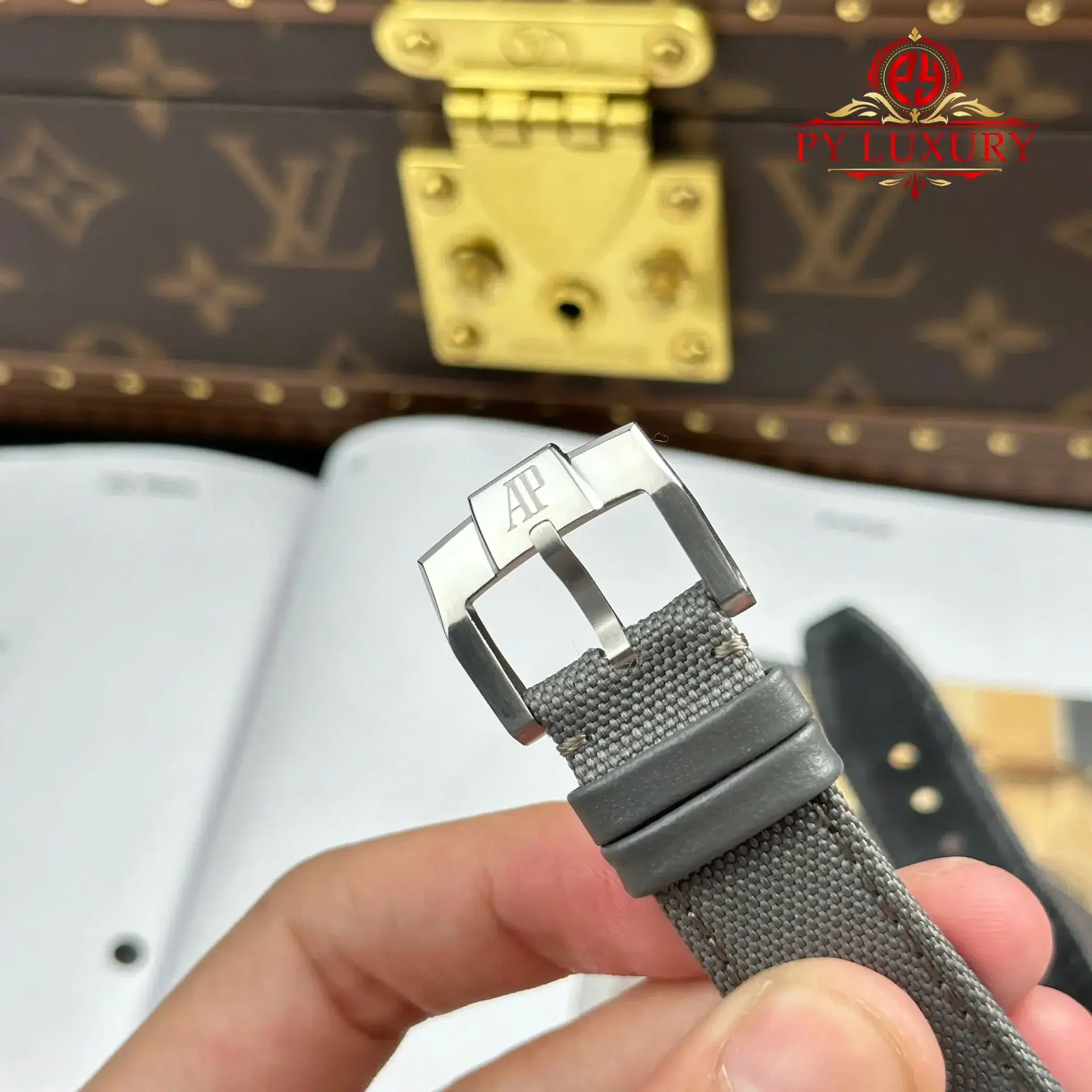 Audemars Piguet Code 11.59 Tourbillon 26396QT Middle East Special Edition Meteorite Dial Textile Strap 1:1 Best Replica APPF 41mm - 图片 11