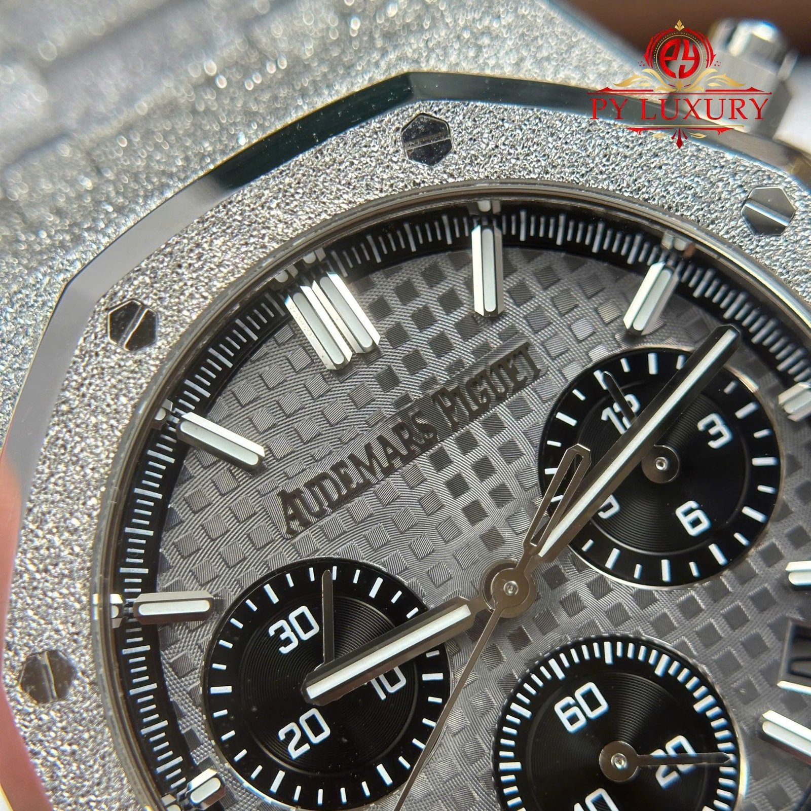 Audemars Piguet Royal Oak Chronograph 26240BC Frosted White Gold Grey Dial 1:1 Best Replica 41mm - 图片 6