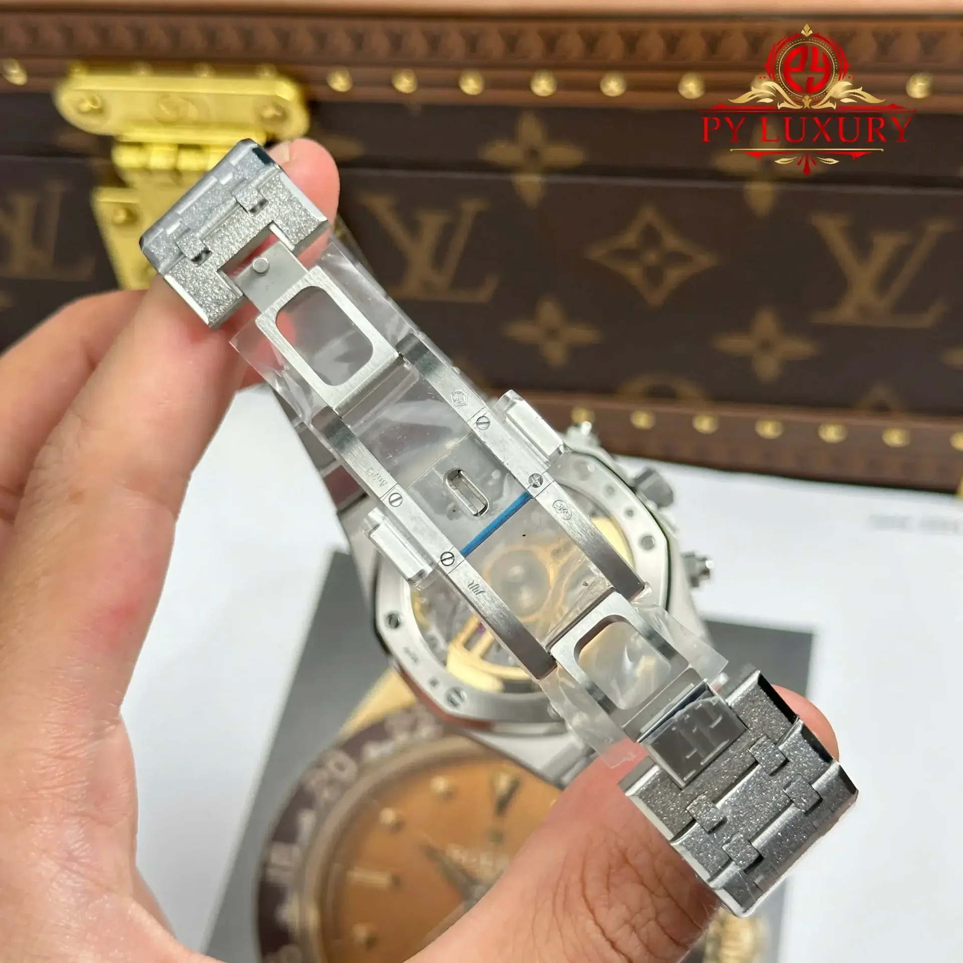 Audemars Piguet Royal Oak Chronograph 26240BC Frosted White Gold Grey Dial 1:1 Best Replica 41mm - 图片 12