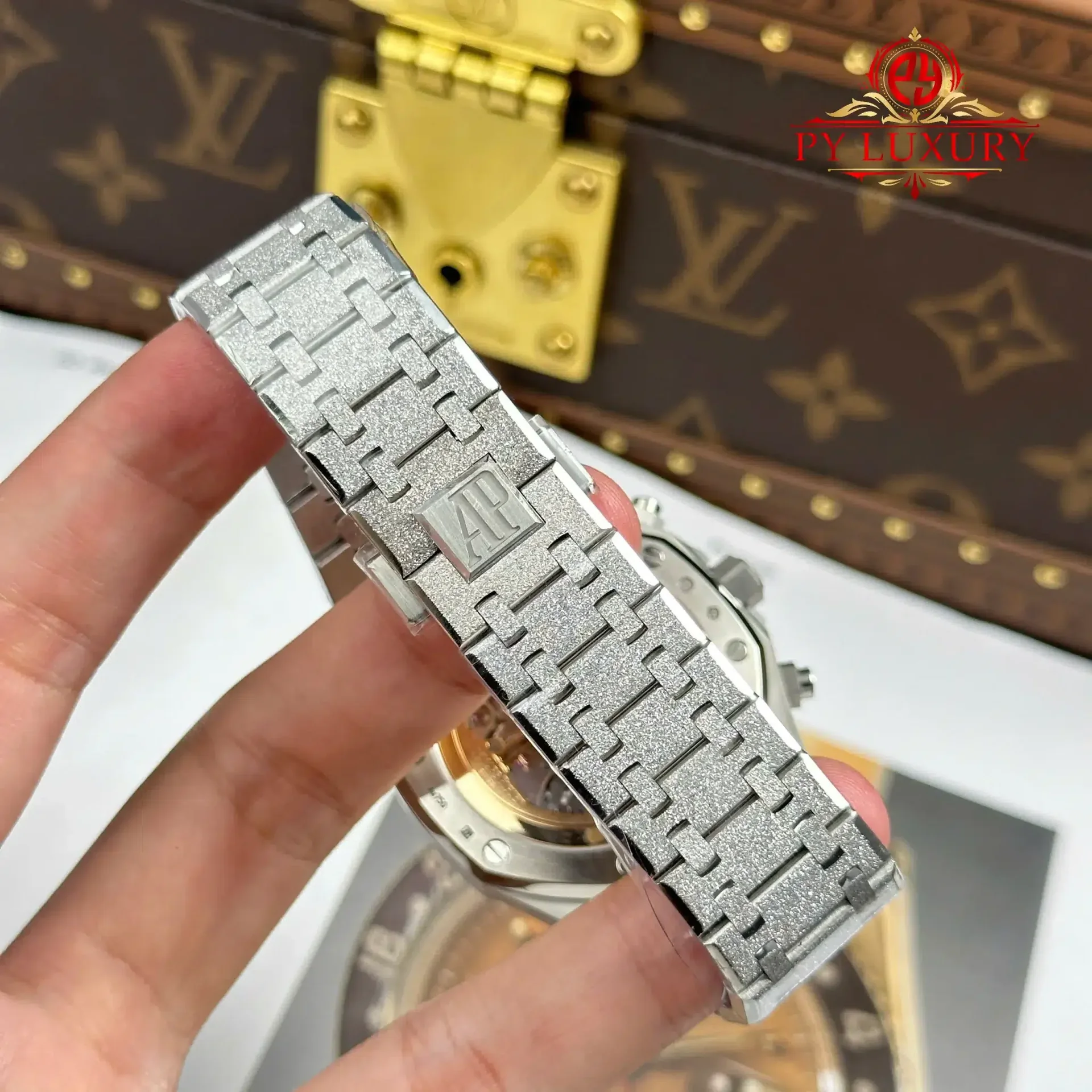 Audemars Piguet Royal Oak Chronograph 26240BC Frosted White Gold Grey Dial 1:1 Best Replica 41mm - 图片 13
