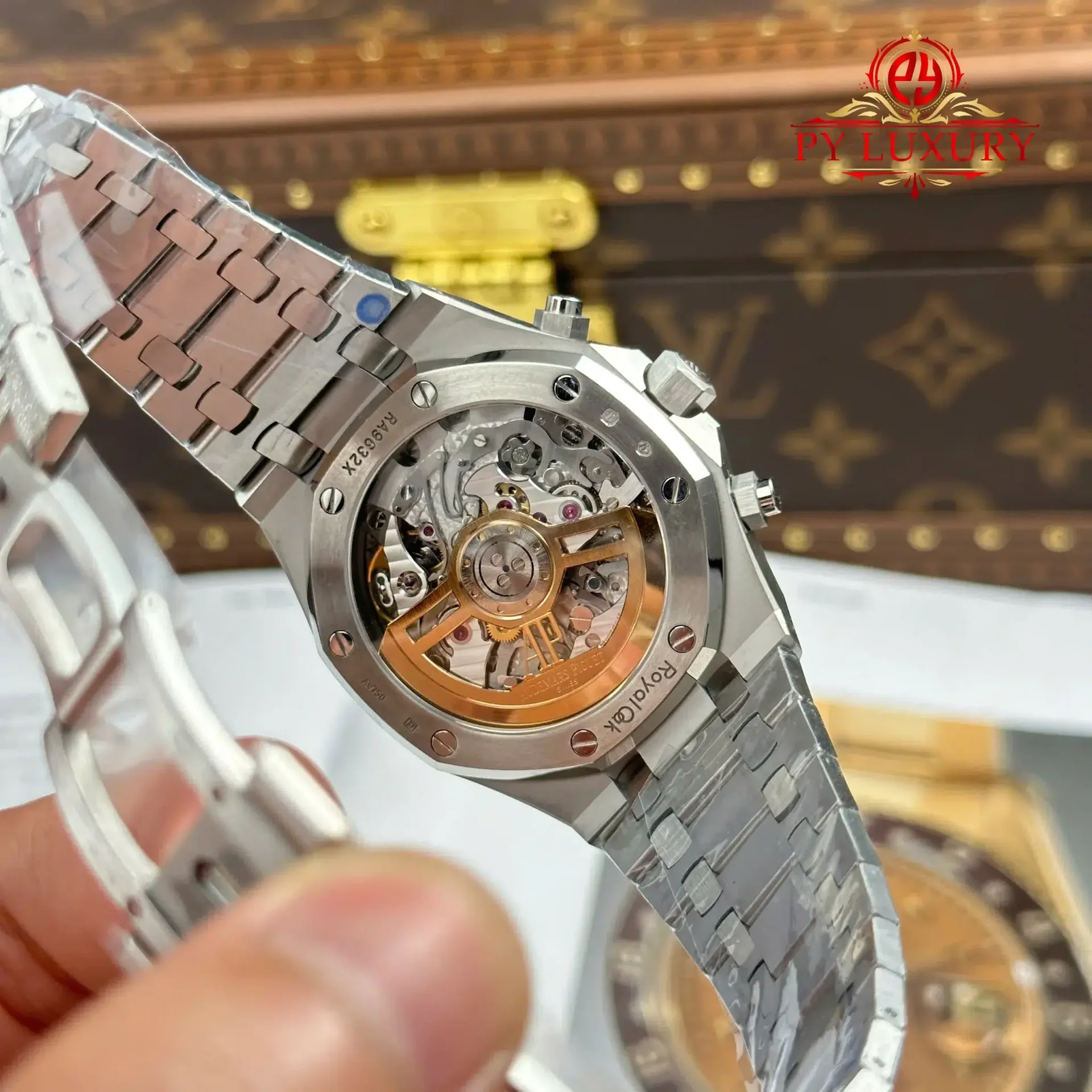 Audemars Piguet Royal Oak Chronograph 26240BC Frosted White Gold Blue Dial 1:1 Best Replica 41mm - 图片 10