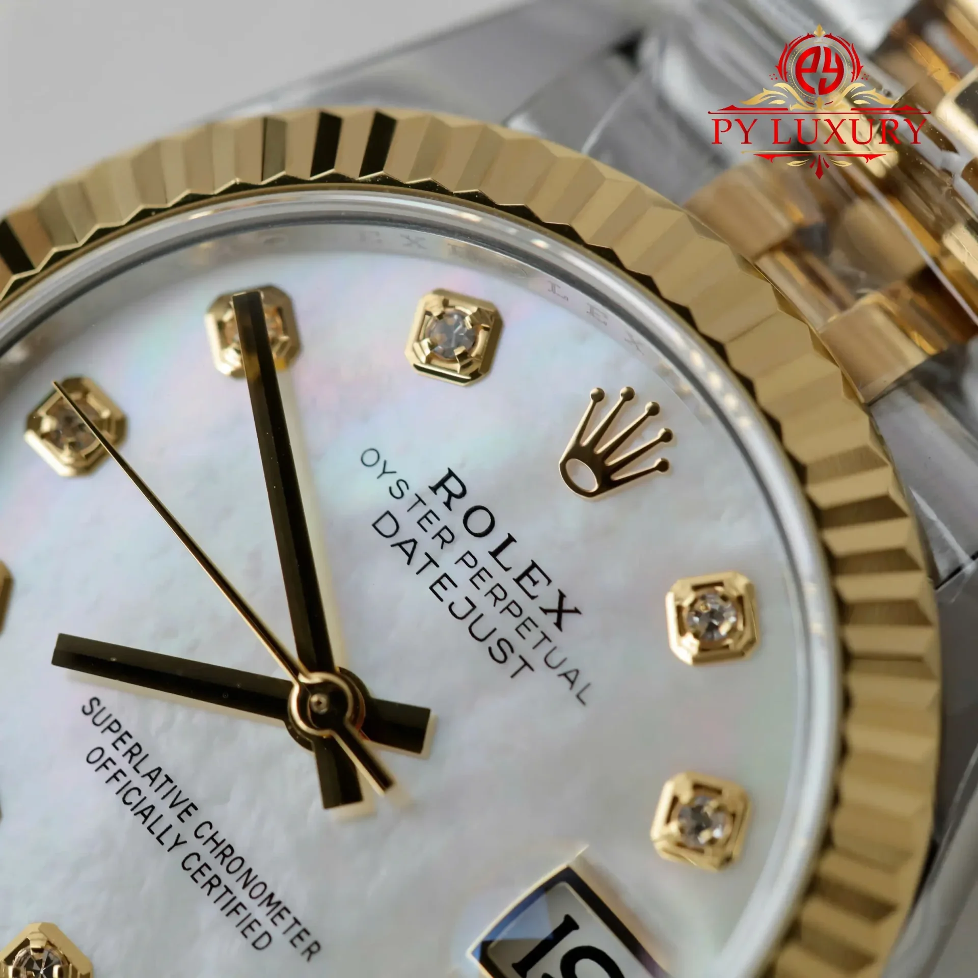 Rolex Datejust 278273 Two Tone Yellow Gold MOP Diamond Dial Jubilee 1:1 Replica THBF 31mm - 图片 5
