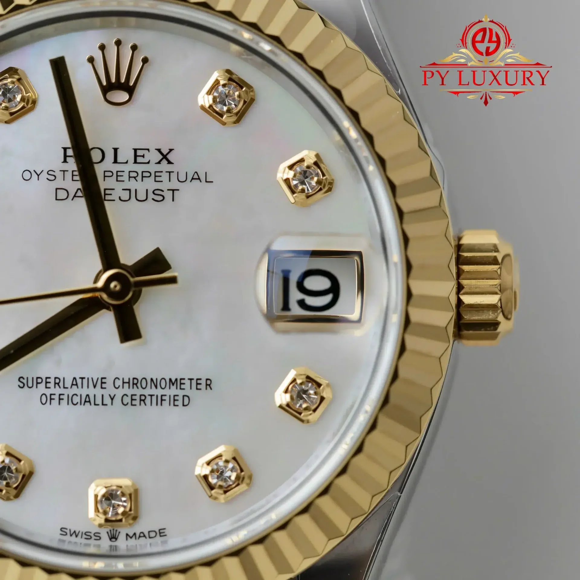 Rolex Datejust 278273 Two Tone Yellow Gold MOP Diamond Dial Jubilee 1:1 Replica THBF 31mm - 图片 6